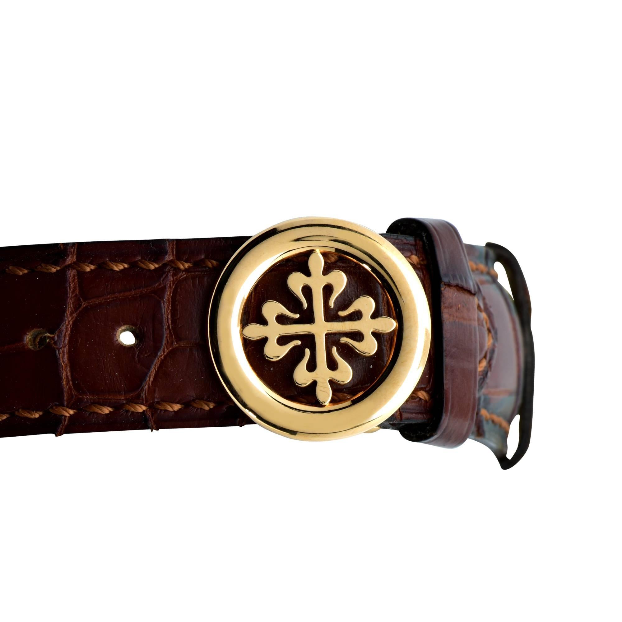 Modern Patek Philippe Rose Gold perpetual calendar manual wind wristwatch Ref 5970 