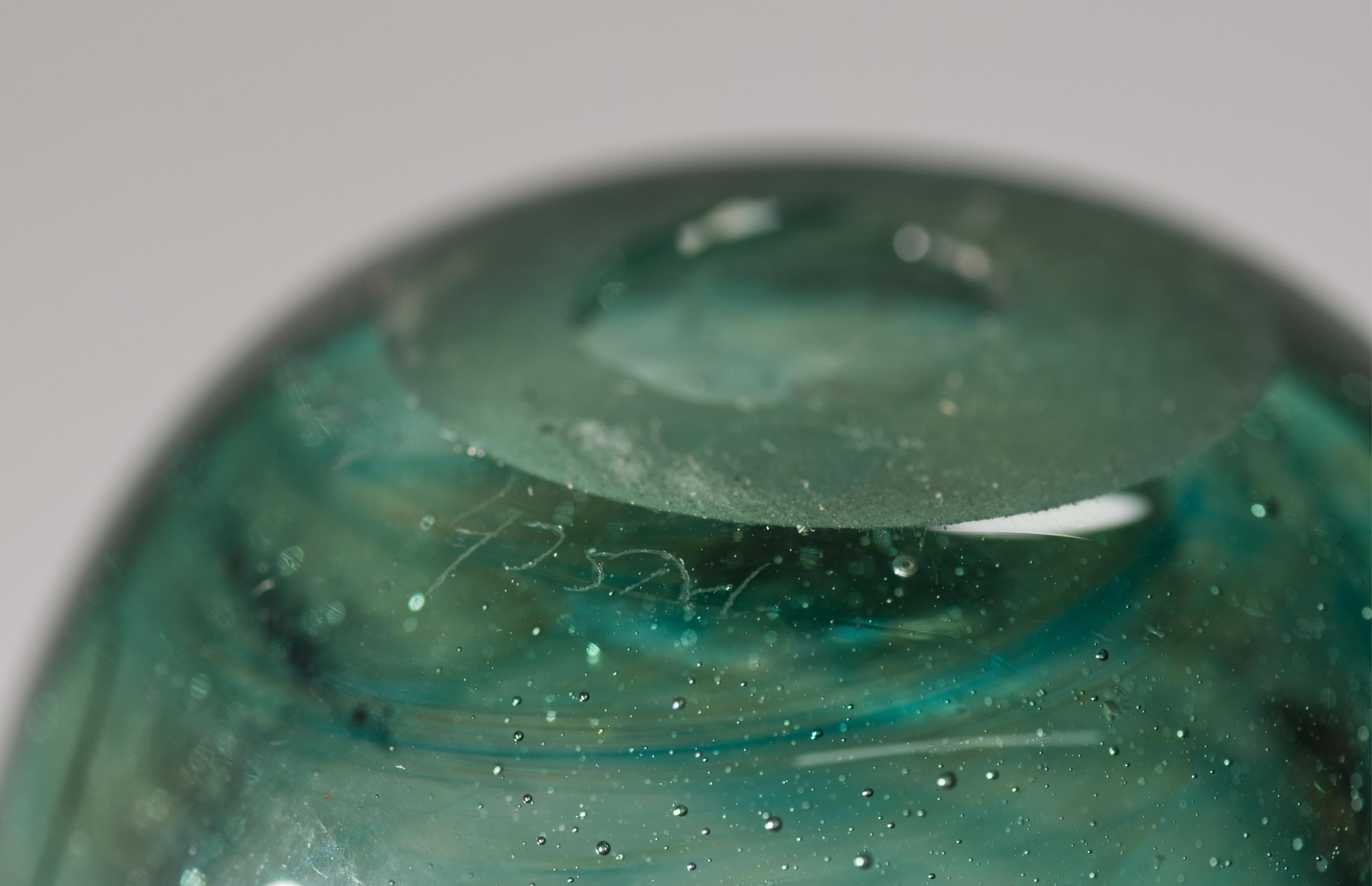 Vetro Raro vaso di Patricia Esch, vetro da studio americano, 1969 in vendita