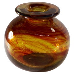 Rare Patricia Esch Bud Vase, Early American Studio Glass, 1971