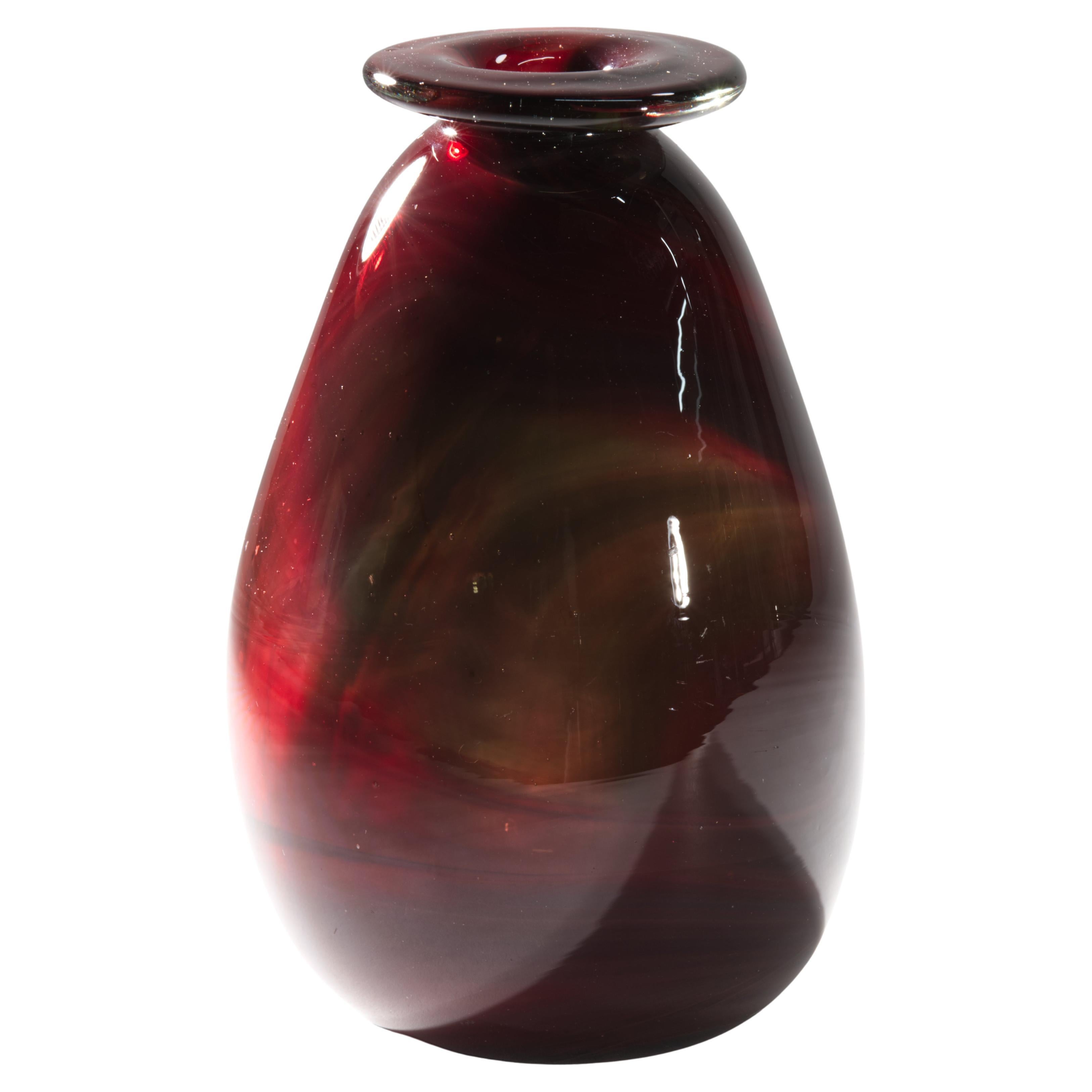 Rare vase à bourgeons Patricia Esch, Early American Studio Glass, 1972 en vente