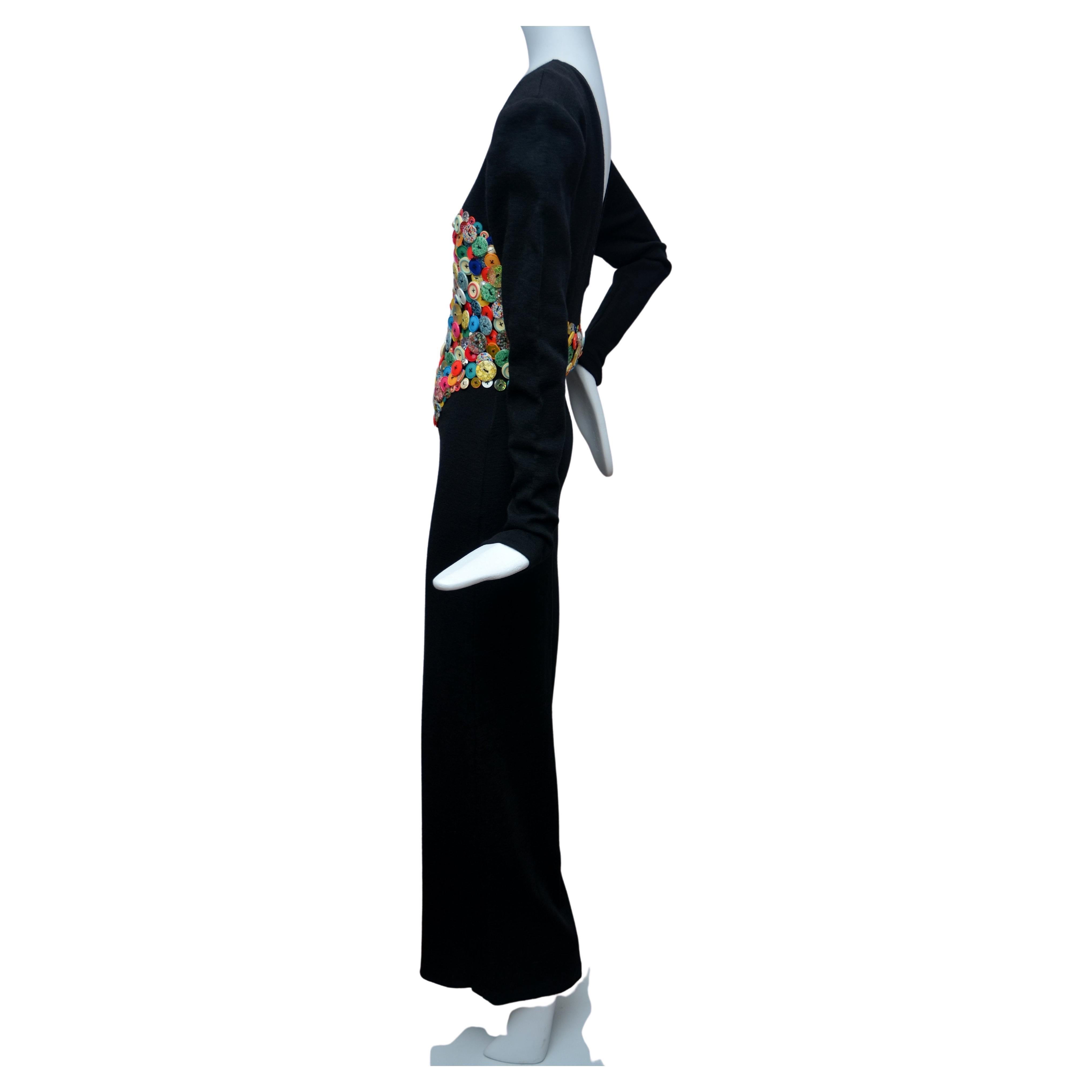 patrick kelly button dress