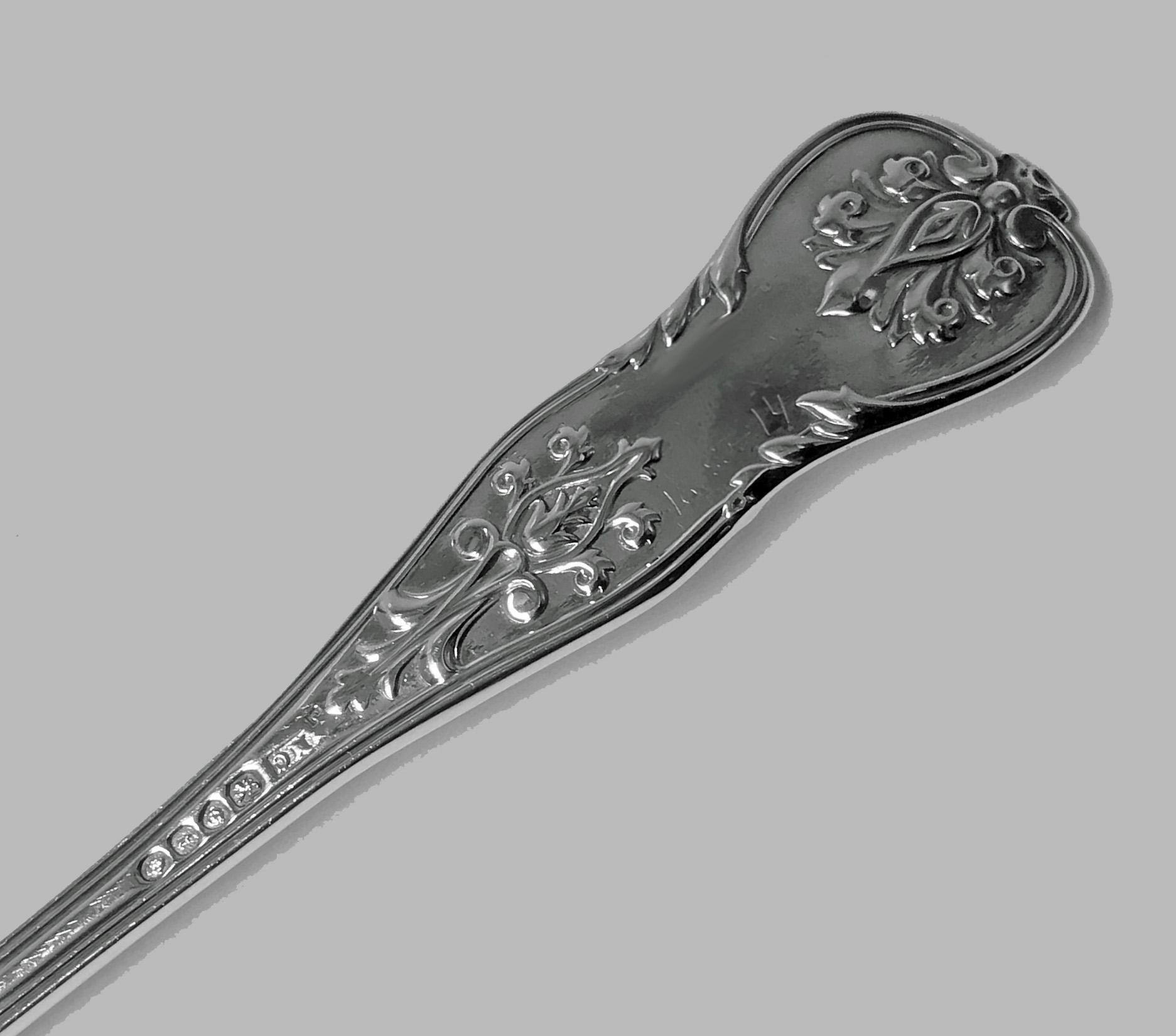 19th Century Rare Pattern Mary Chawner Princess No 2 Silver Large Serving Spoon, London, 1834