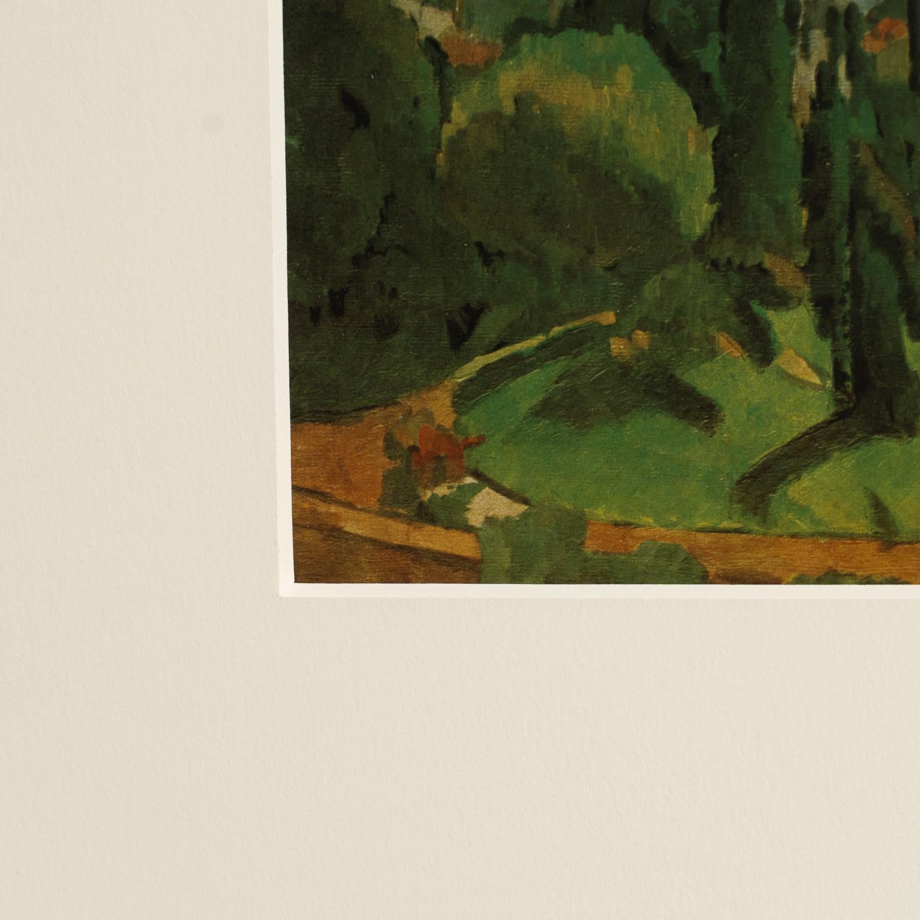 Rara obra de arte de Paul Cezanne, Editions du Chene, 1945 mediados del siglo XX en venta