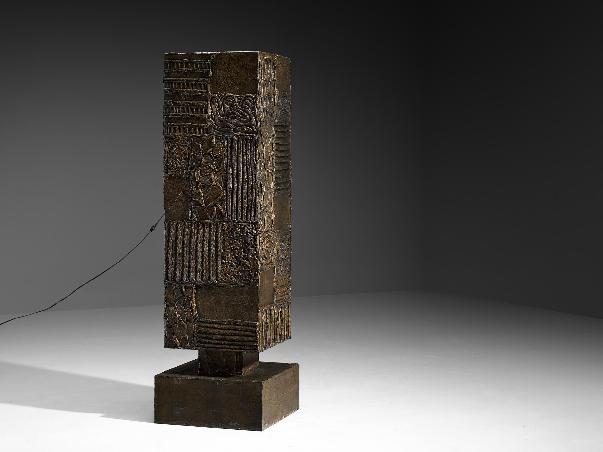Rare Paul Evans for Paul Evans Studio 'PE72' Cabinet in Sculpted Bronze For Sale 2