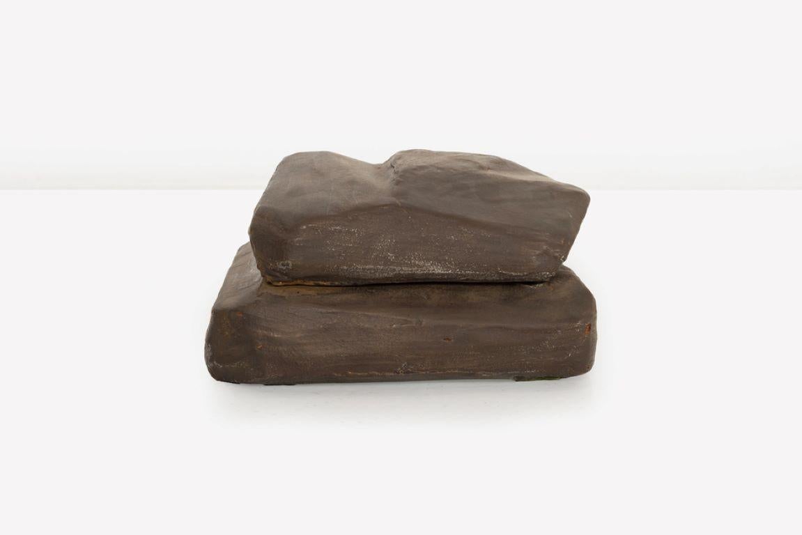 Mid-20th Century Rare Paul Evans Sculpted Bronze Resin Hinged Box For Sale