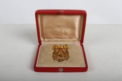 Rare Paul Flato Imperio Mexicano 1866 One Peso Solid 18k Gold Pendant Watch