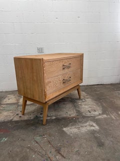 Rare Paul Frankl 1940s X Pull two drawer dresser