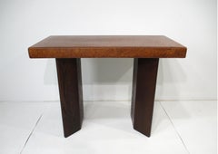 Rare Paul Frankl Cork Top Console Table model # 5008 for Johnson Bros.