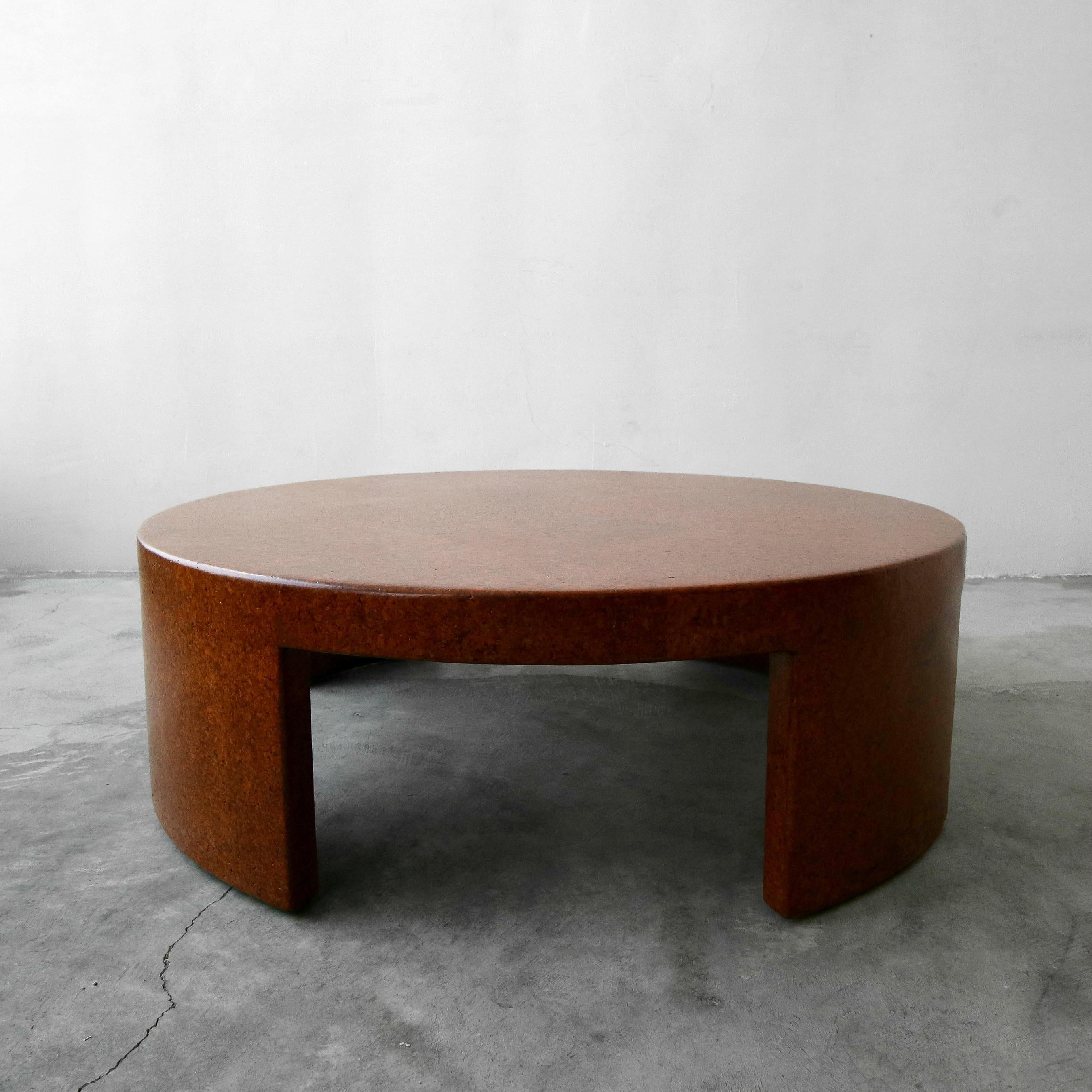round cork table