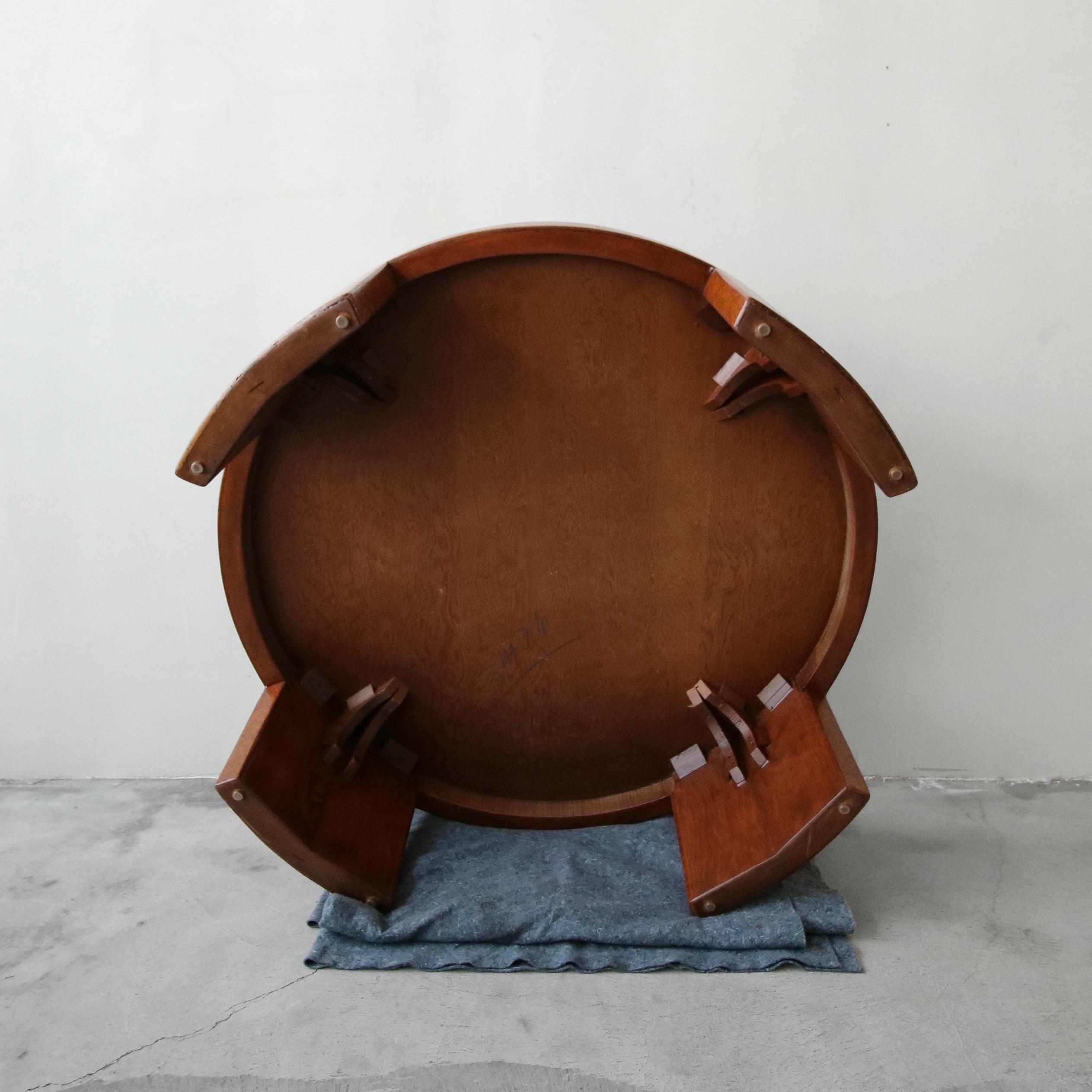 Rare Paul Frankl Round Cork Coffee Table 2
