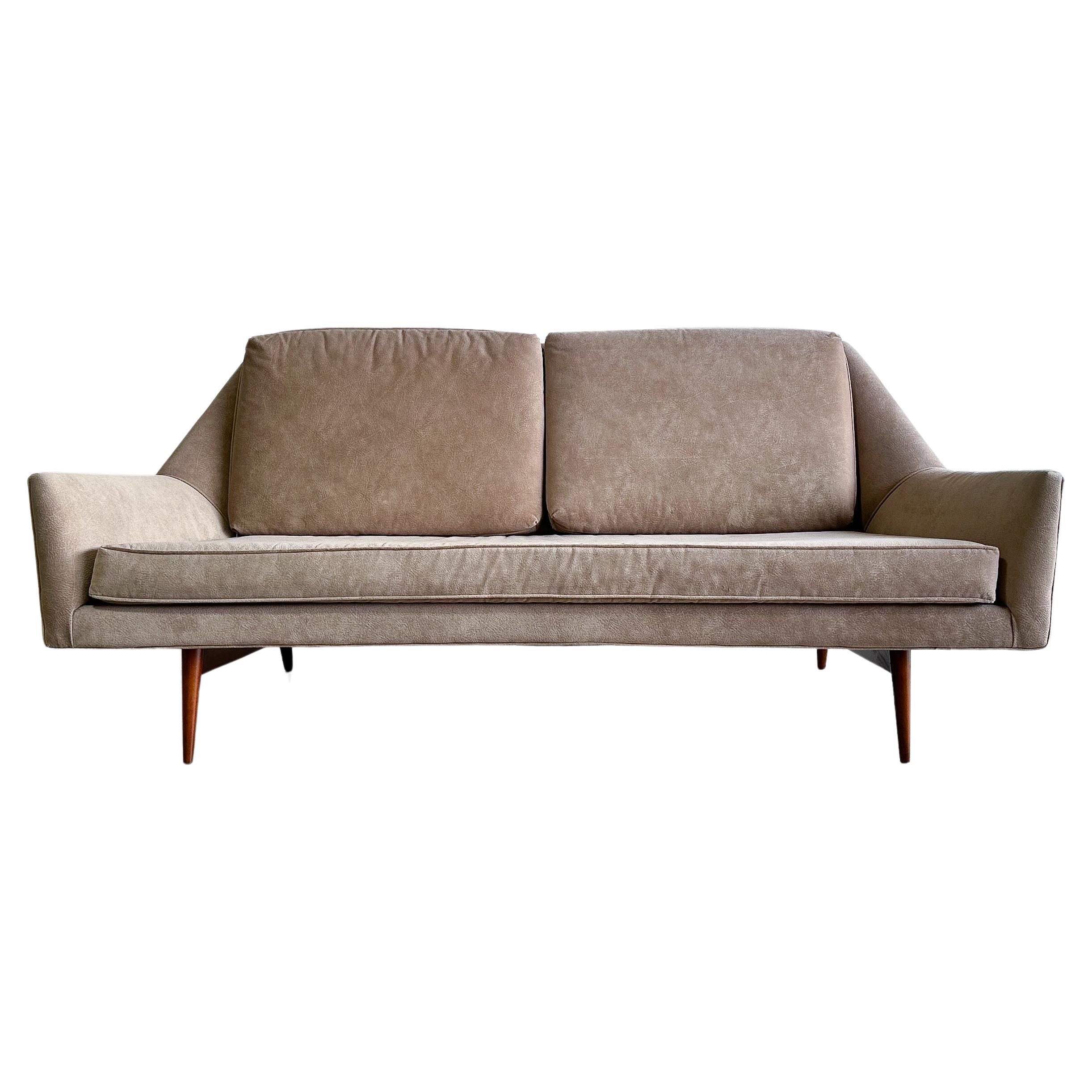 Rare Paul McCobb Angle Arm Sofa for Directional, 1950s