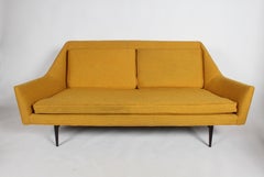 Rare Mid-Century Modern Paul McCobb für Directional Sculptural Cubist Sofa