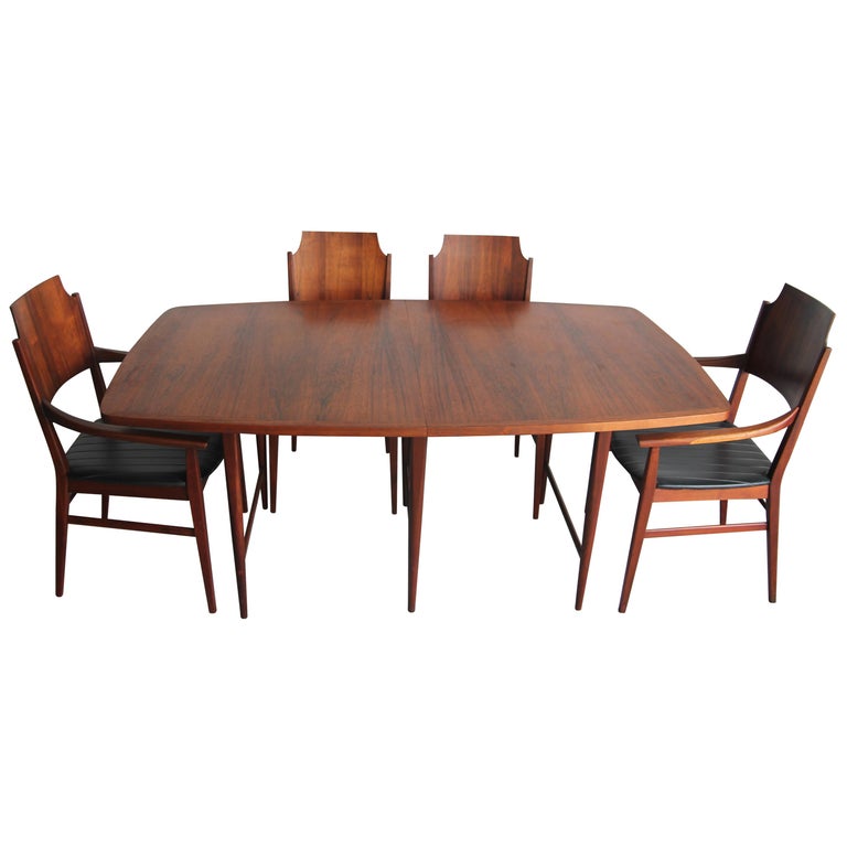 Rare Paul Mccobb Dining Set Designed For Lane Furniture Company