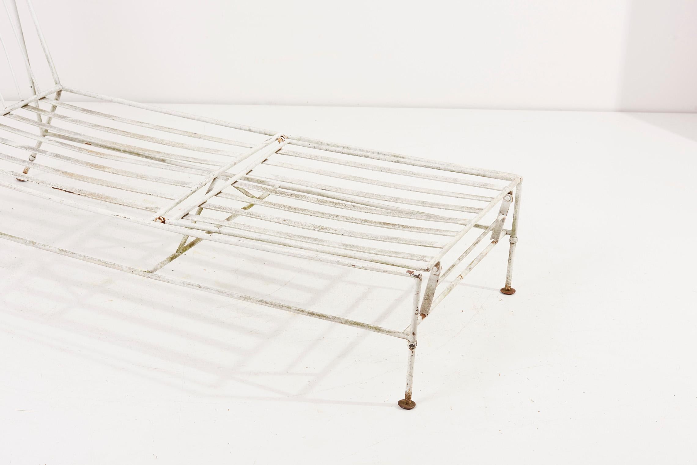 Rara chaise da patio Paul McCobb per Arbuck, USA, anni '50 in vendita 4