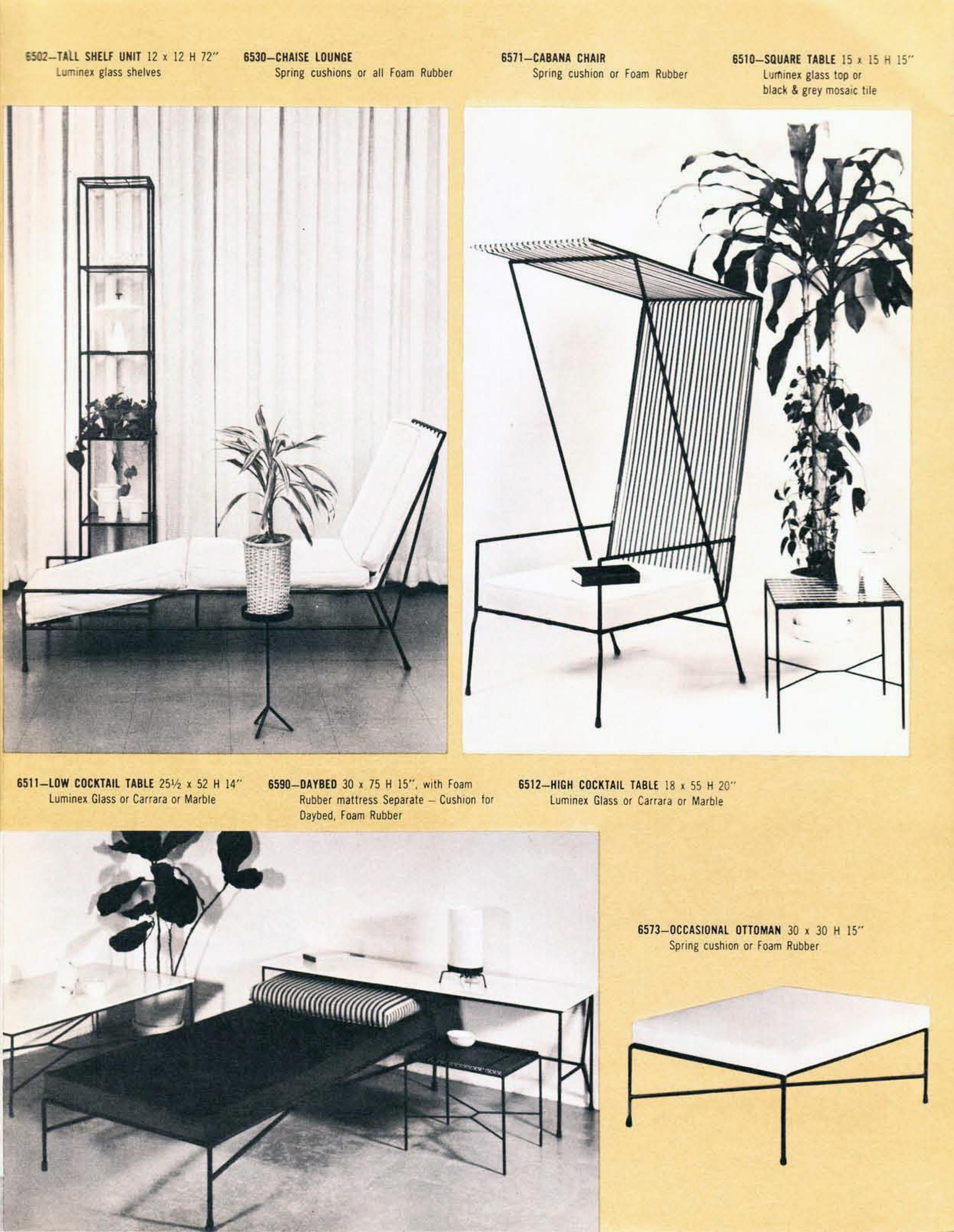 Rara chaise da patio Paul McCobb per Arbuck, USA, anni '50 in vendita 8