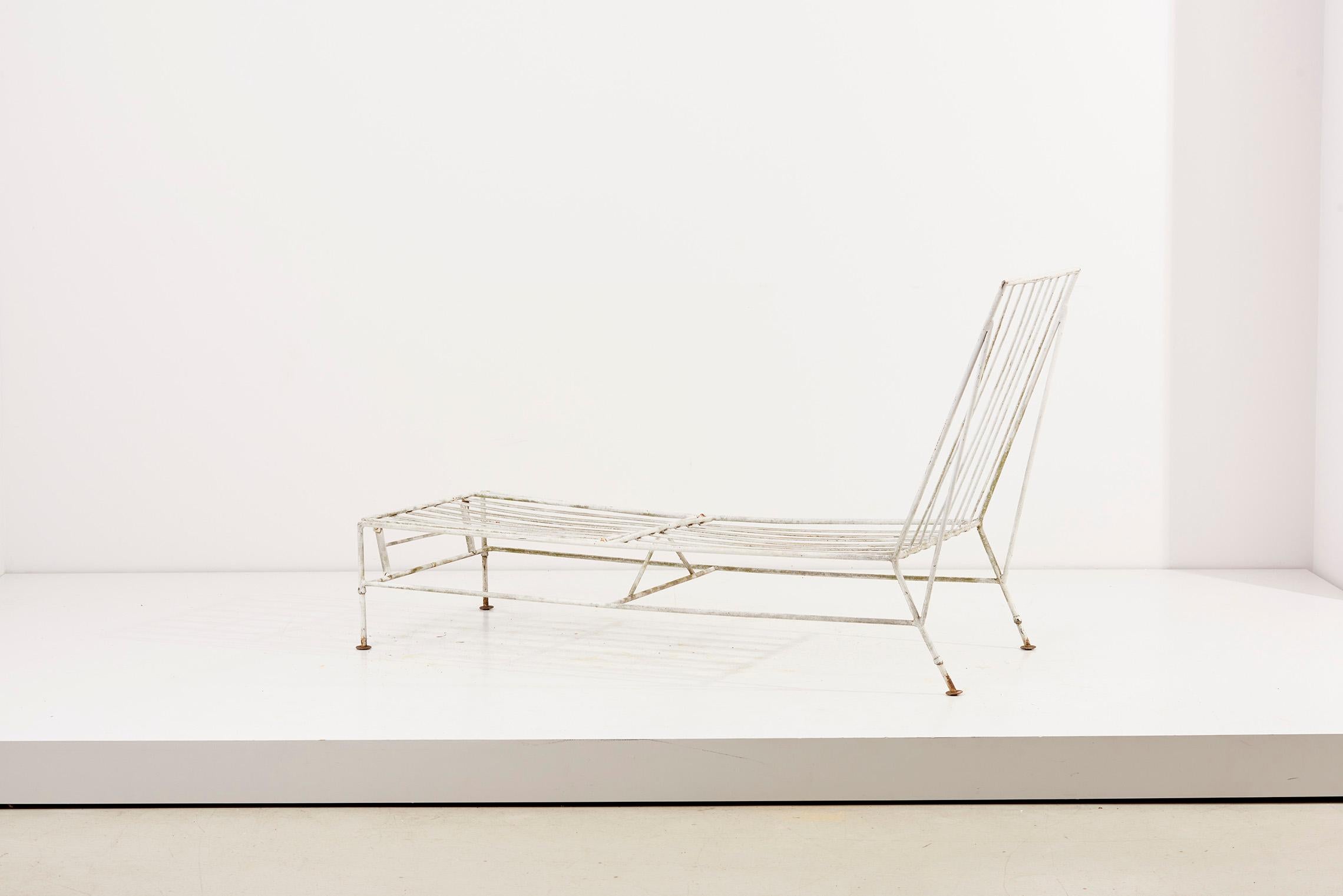 Rare chaise de patio Paul McCobb pour Arbuck, États-Unis, années 1950 Abîmé - En vente à Berlin, DE