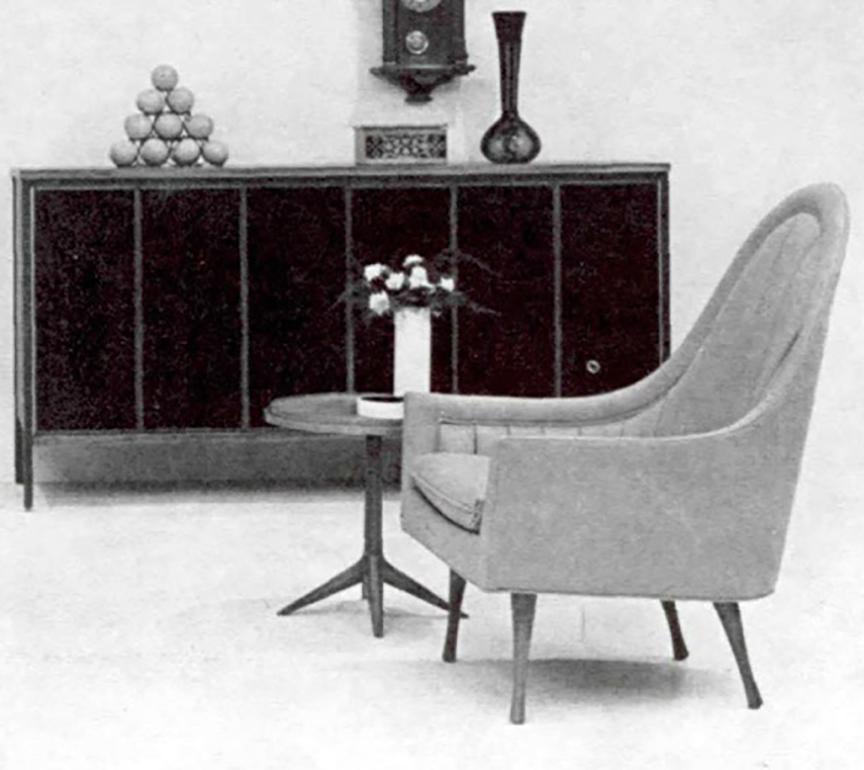 Rare Paul McCobb Symmetric Group Sloping Armchair, for Widdicomb, 1960's 4