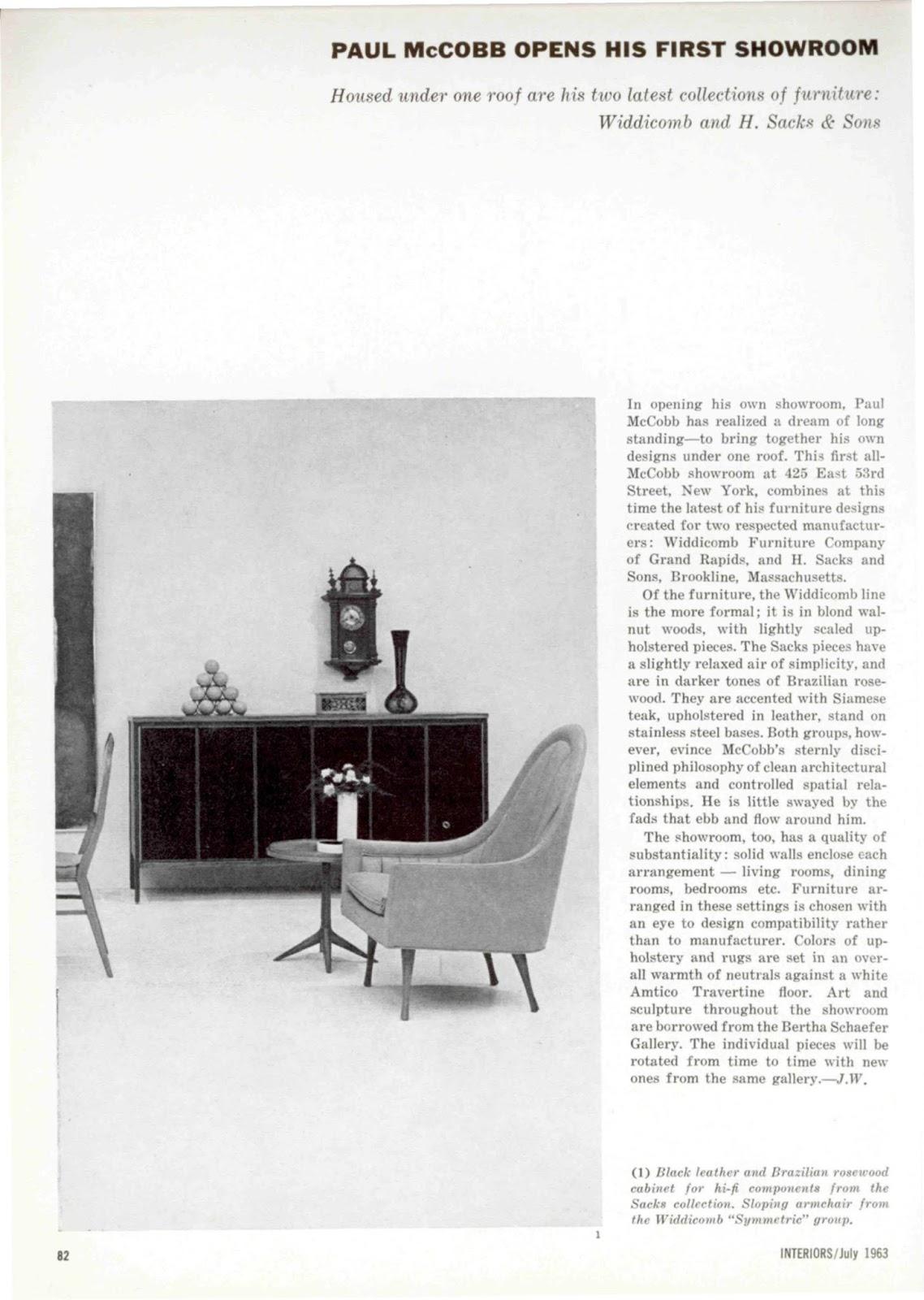 Rare Paul McCobb Symmetric Group Sloping Armchair, for Widdicomb, 1960's 5