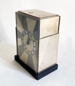 Horloge Art déco « Modernique » de Paul Frankl, modèle 431, 1928, pièce rare