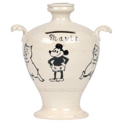 Rare Pearson & Co Whittington Moor Salt Glazed Mavis Mouse Money Box
