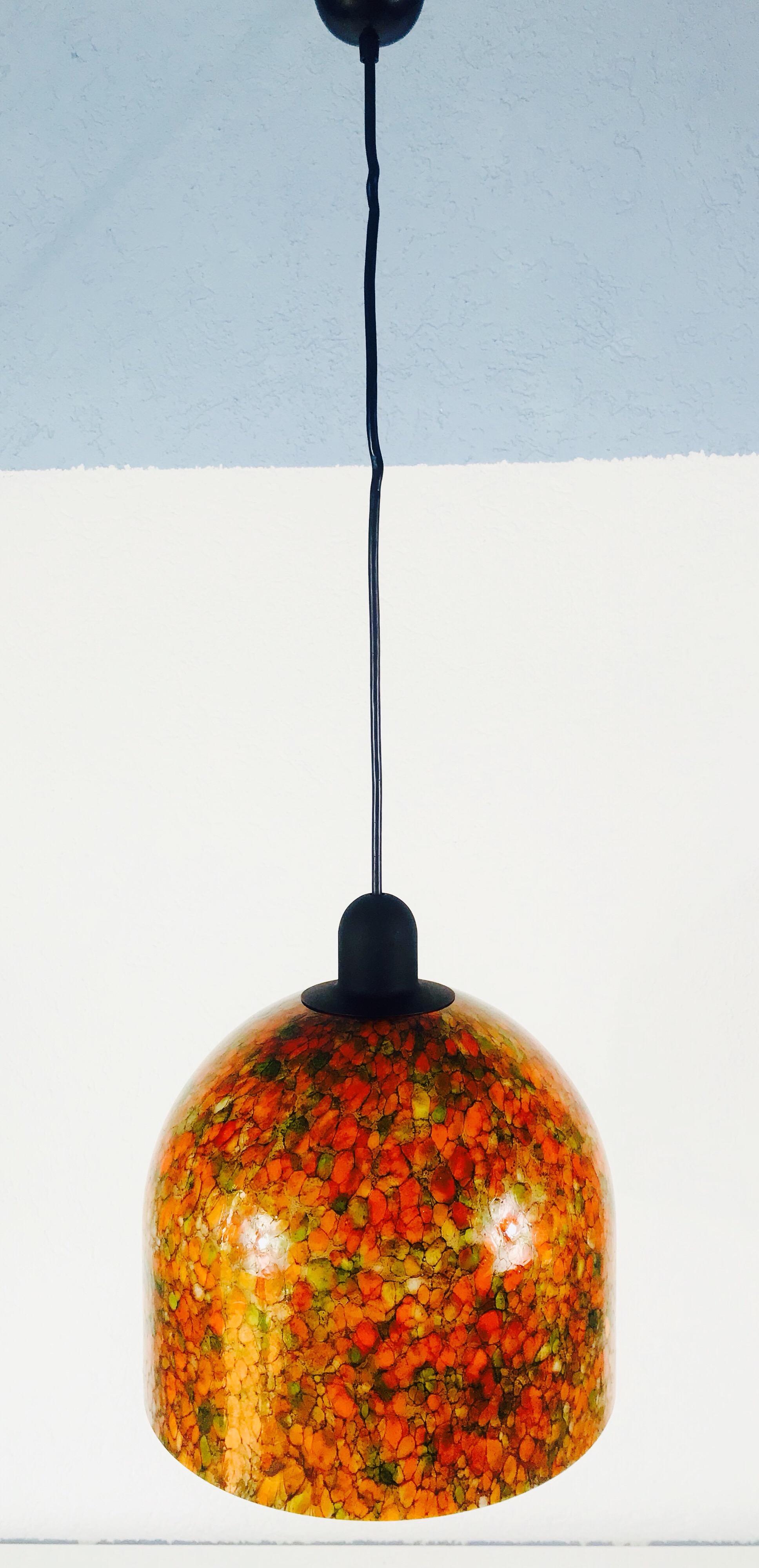 Rare Peill and Putzler Mid-Century Modern Hanging Lamp, 1970s, Germany 6