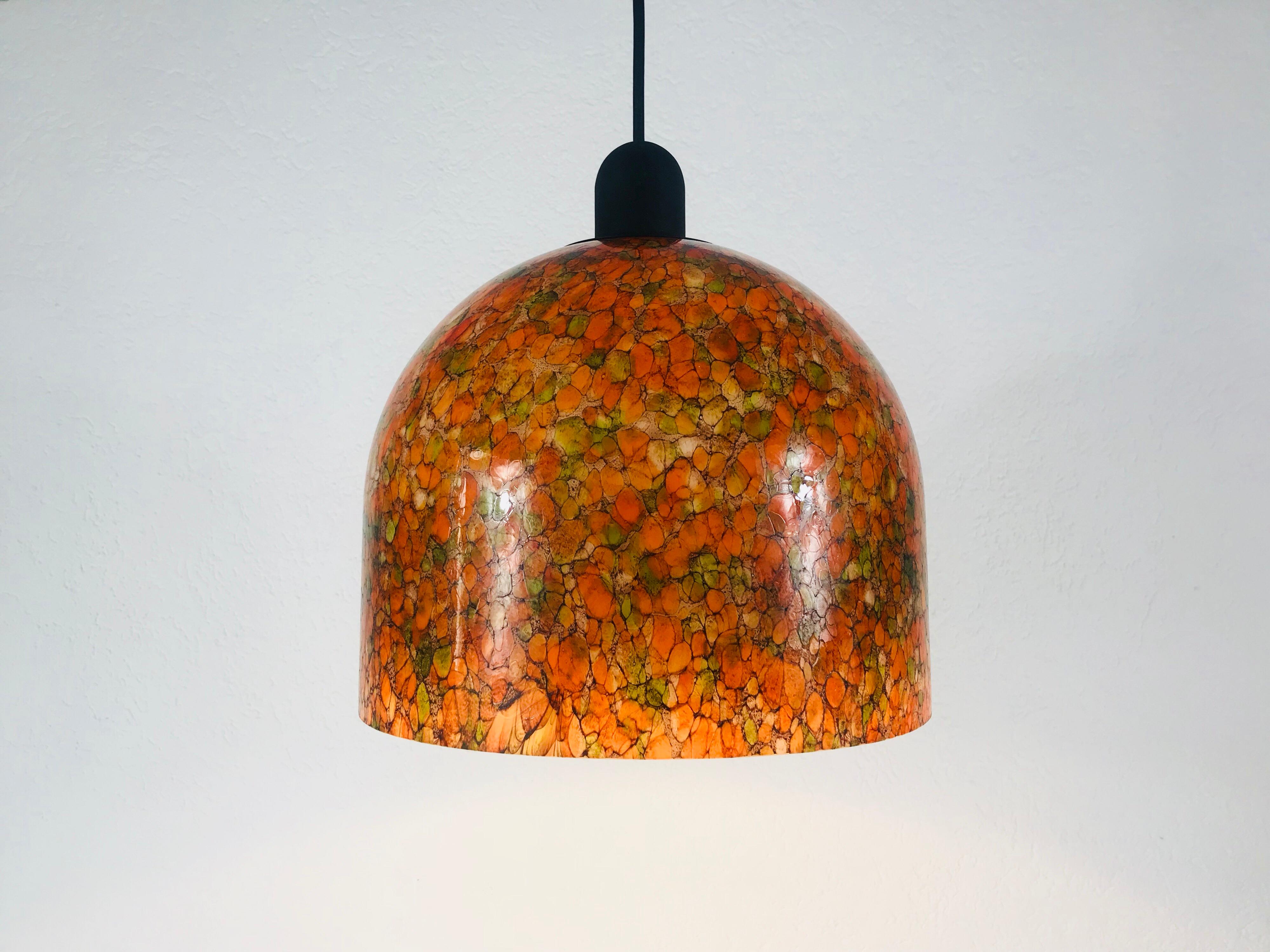 Rare Peill and Putzler Mid-Century Modern Hanging Lamp, 1970s, Germany 1