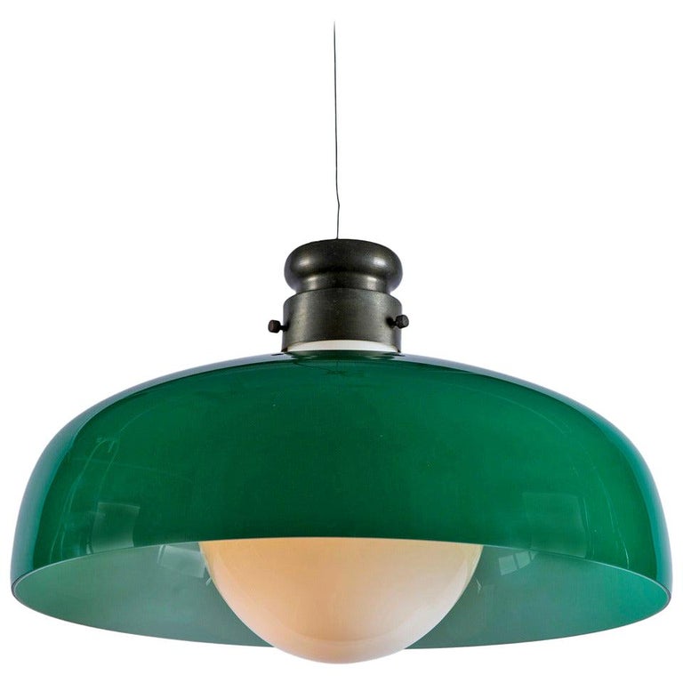 Rare Pendant Lamp by Alessandro Pianon for Vistosi For Sale