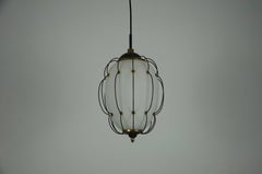 Rare Pendant Lamp attributed to Angelo Lelli for Arredoluce, 1950s