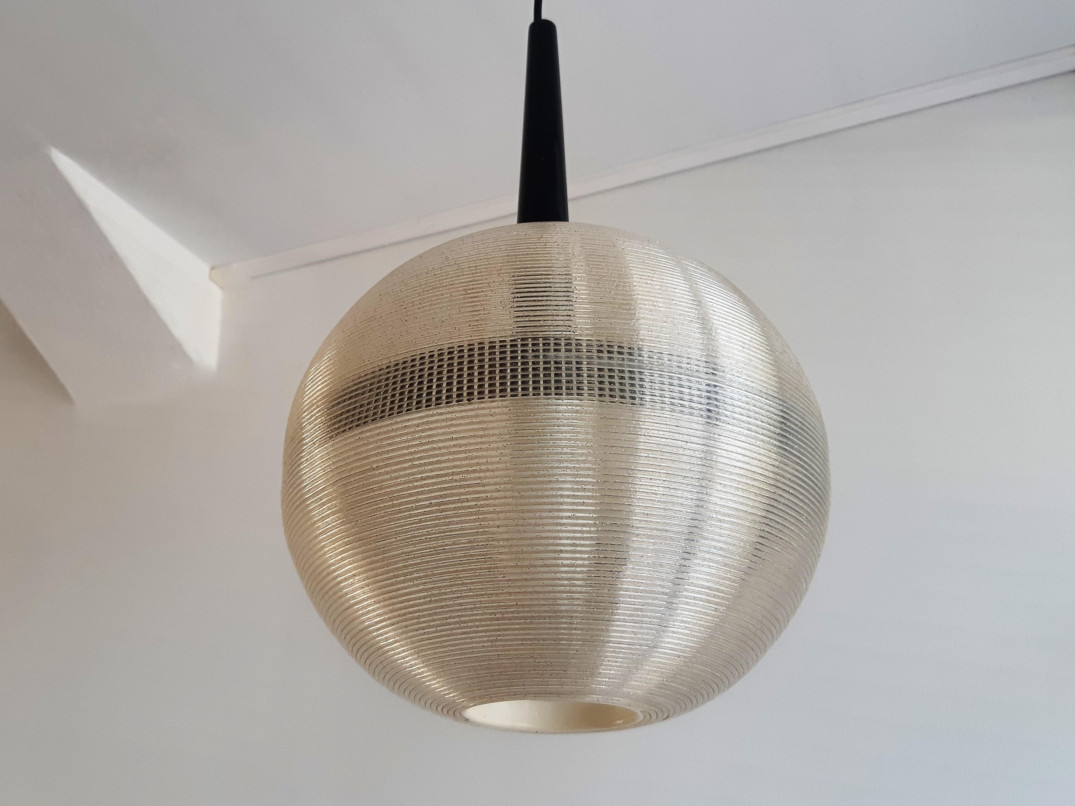 British Rare Pendant Lamp by John Reed for Rotaflex, UK, 1950's/1960's