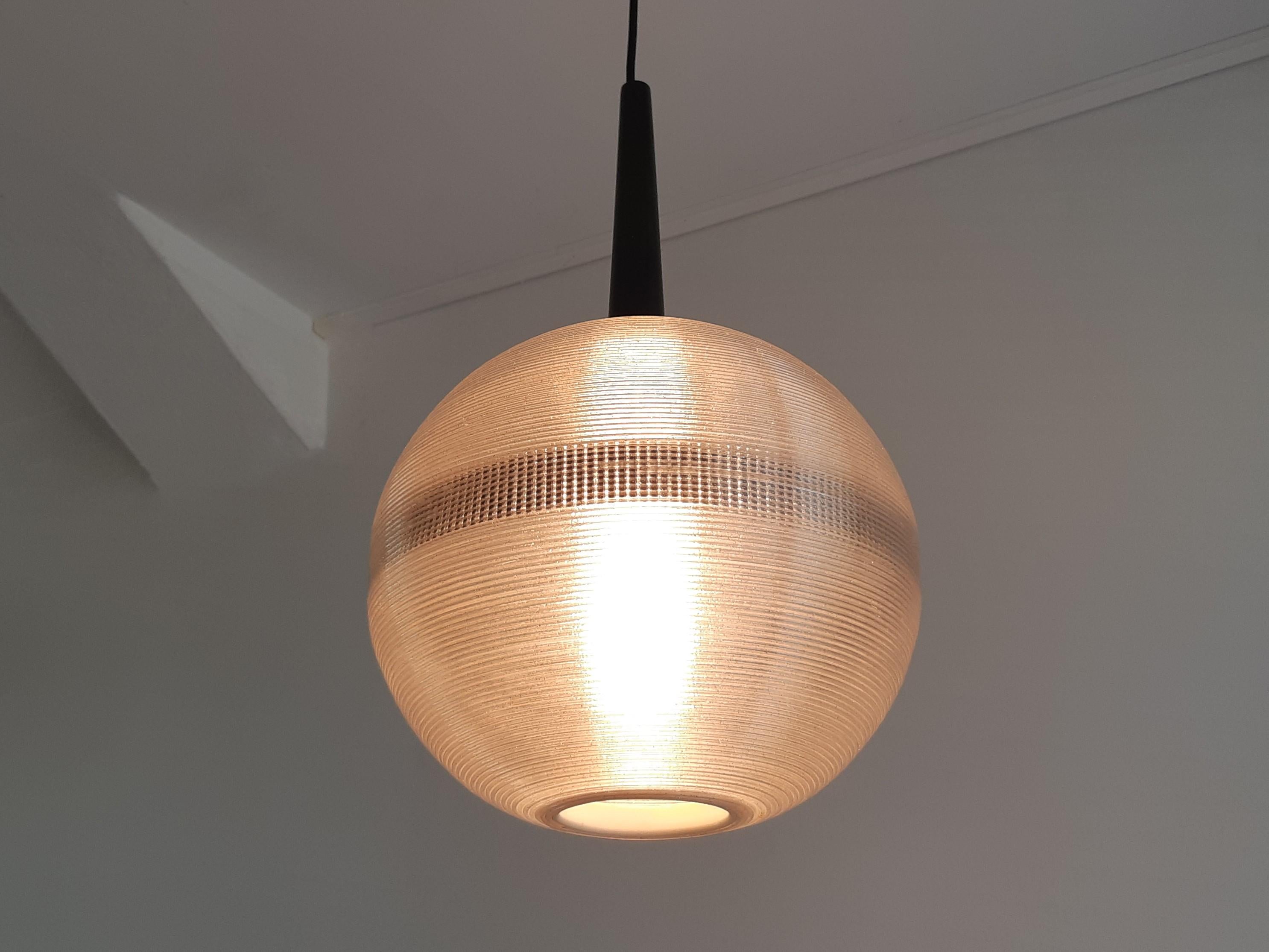 Mid-20th Century Rare Pendant Lamp by John Reed for Rotaflex, UK, 1950's/1960's