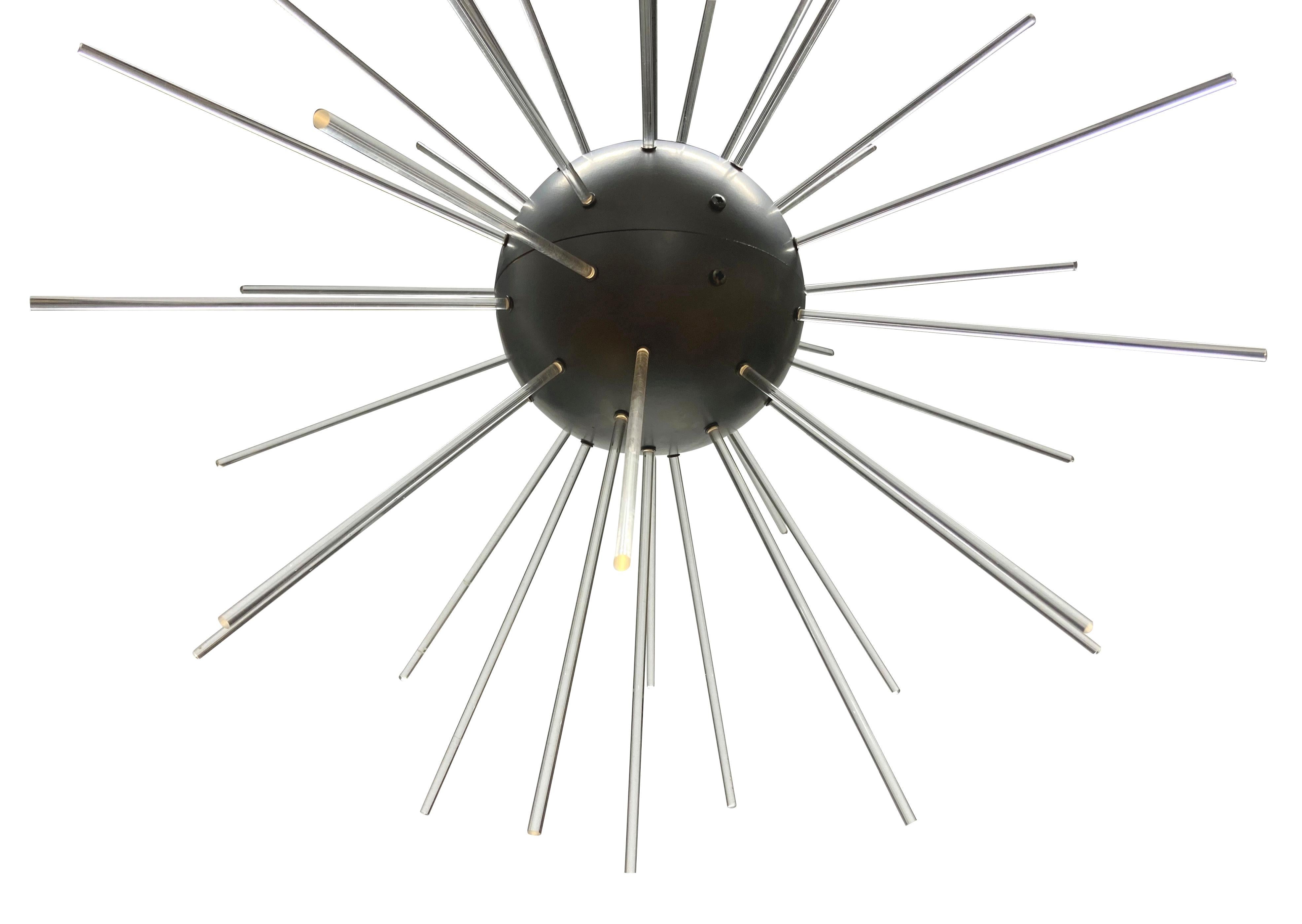 Italian Rare Pendant Light from the Collection I Soli Alchimea, by Alessandro Guerriero For Sale