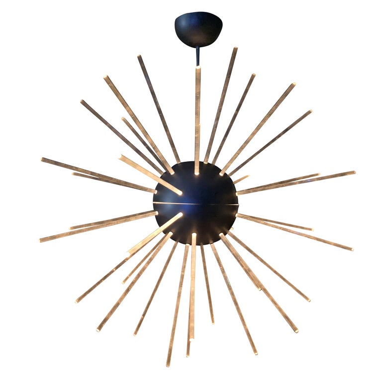 Rare Pendant Light from the Collection I Soli Alchimea, by Alessandro Guerriero For Sale 1