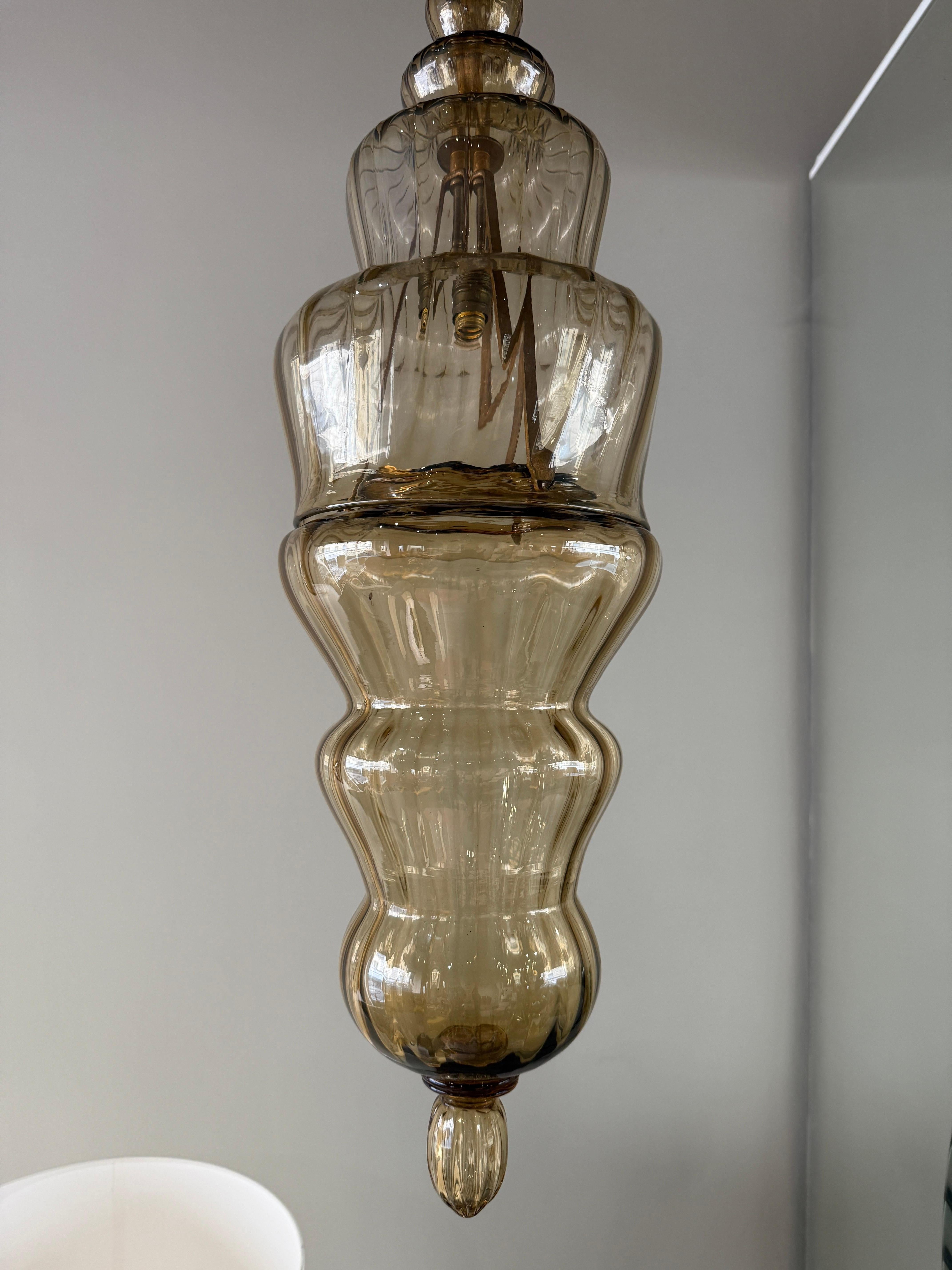 Mid-Century moderno Raro ciondolo Napoleone Martinuzzi Venezia 1930 in vendita