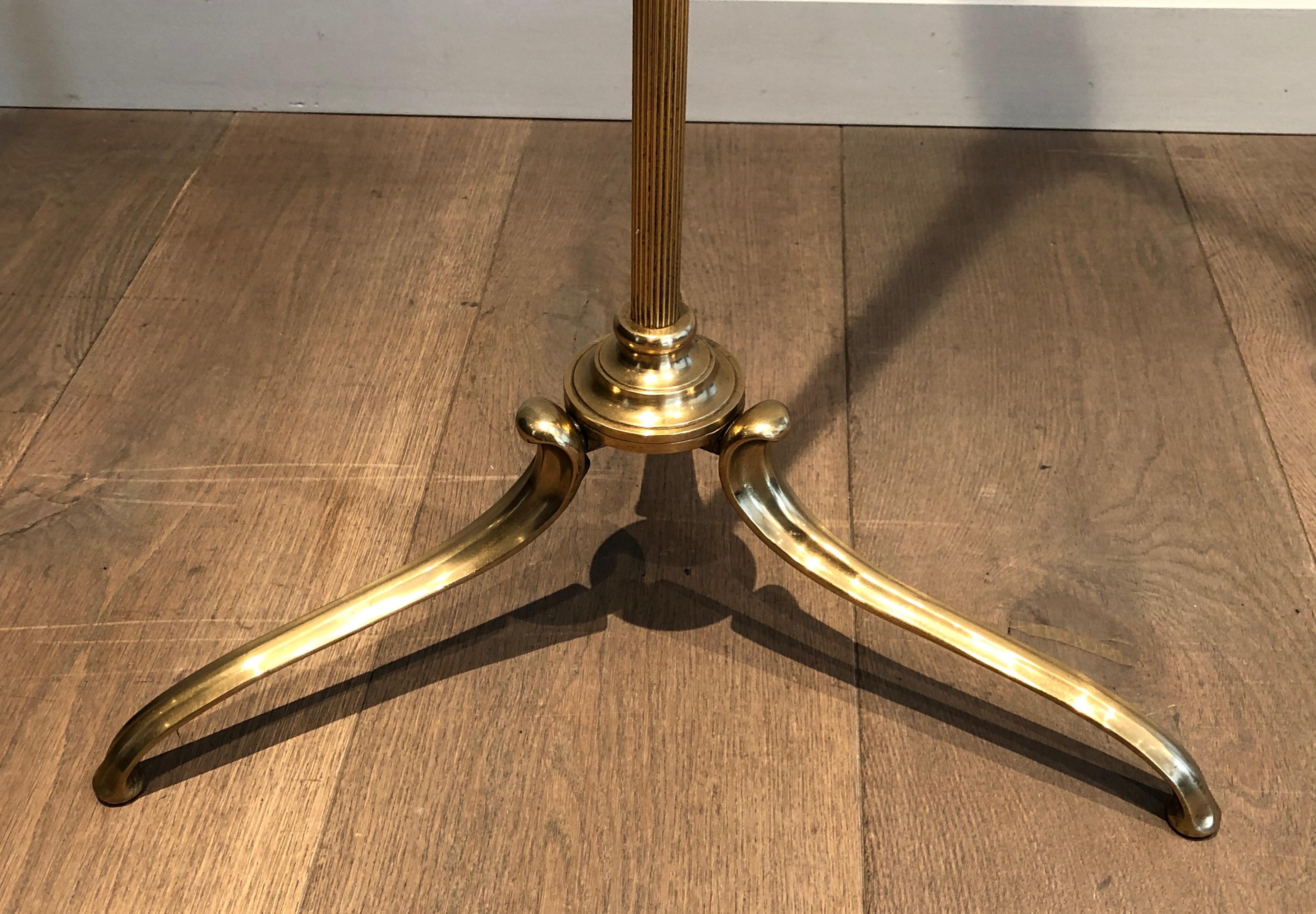 Rare Pendulum Brass Floor Lamp 5