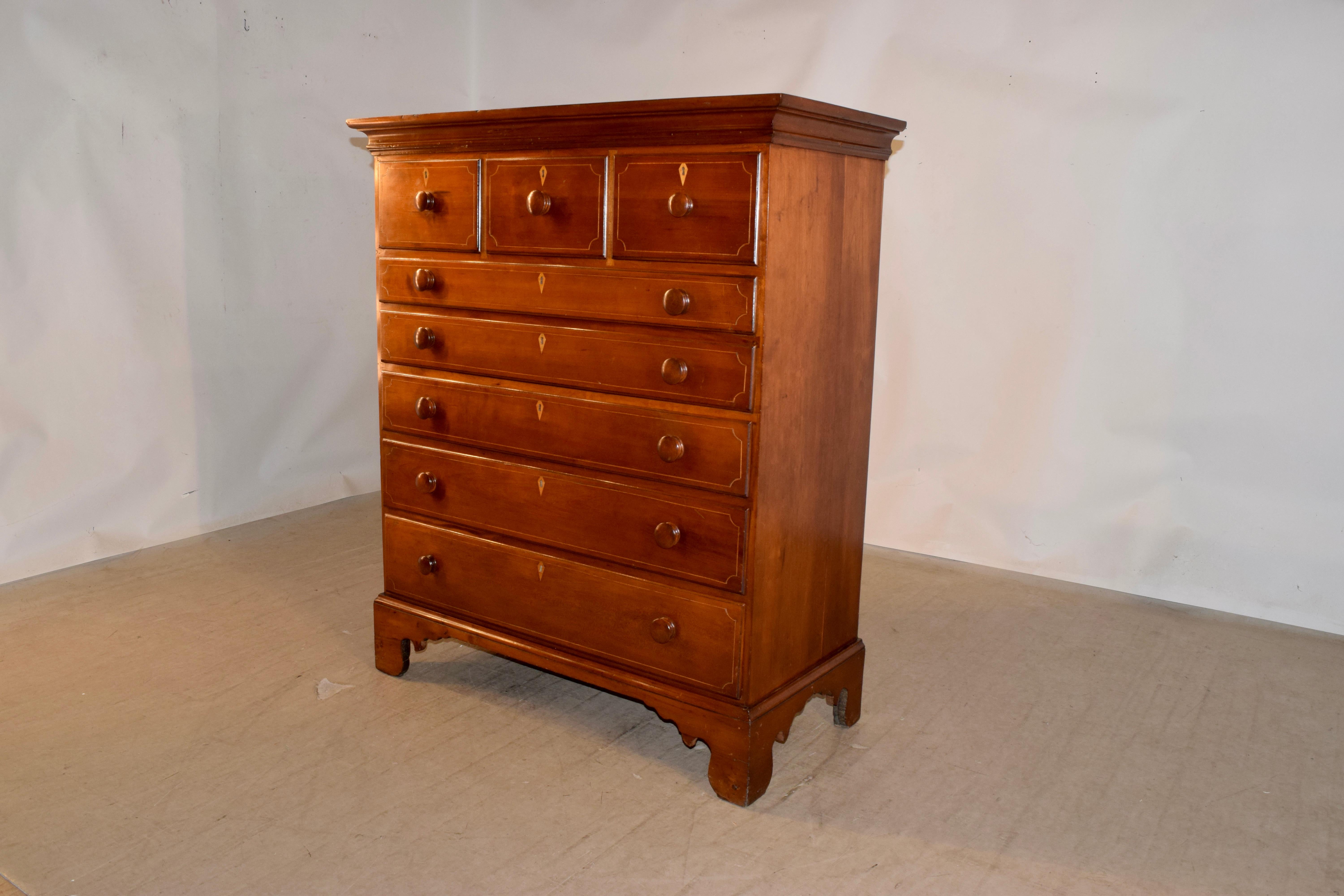 RARO cassettone della Pennsylvania, circa 1800 In condizioni buone in vendita a High Point, NC