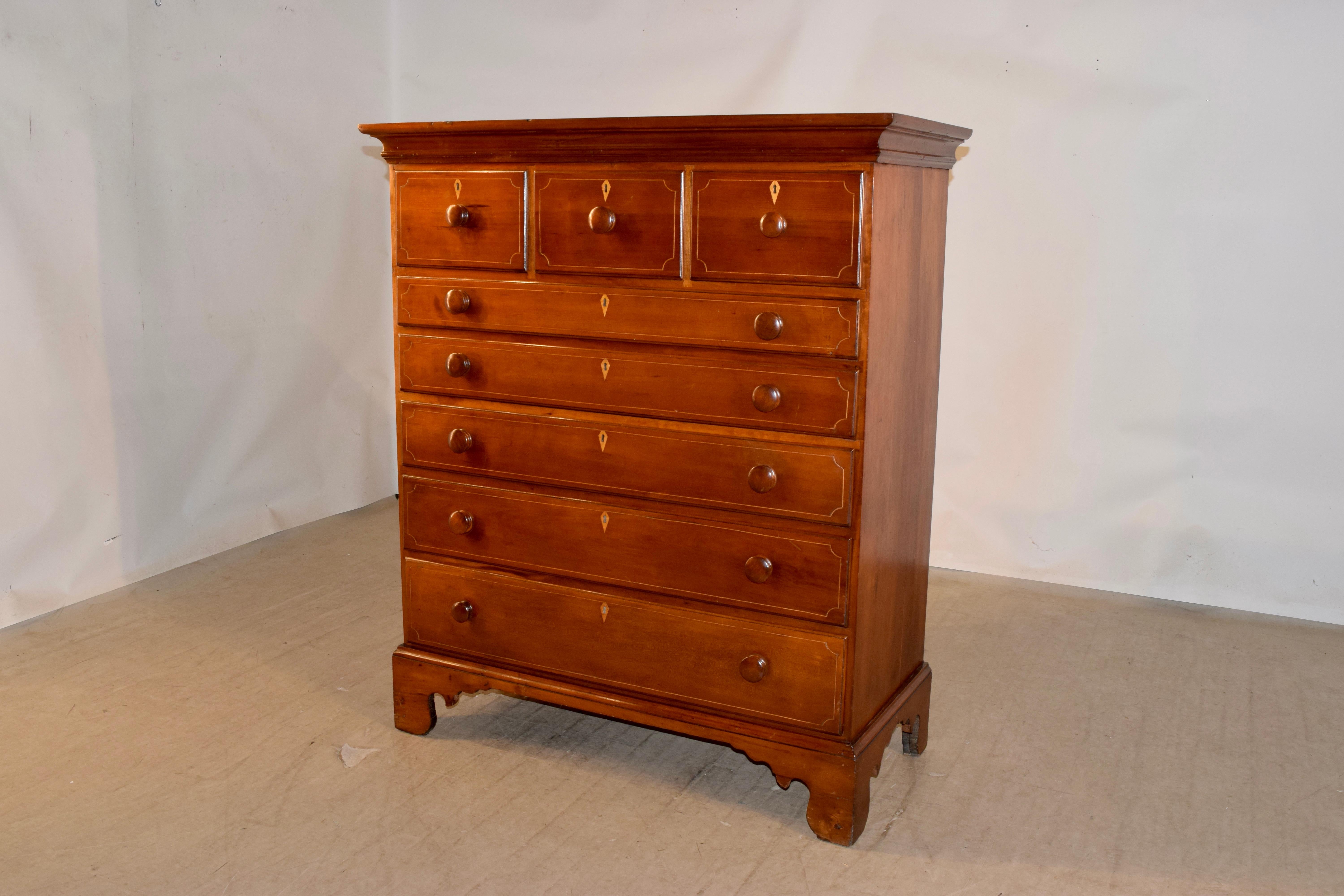 XIX secolo RARO cassettone della Pennsylvania, circa 1800 in vendita