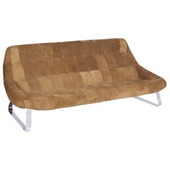 Rare Percival Lafer Midcentury Brazilian "Earth Chair" Sofa, 1976