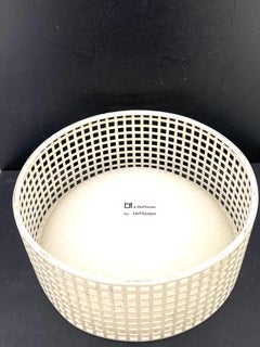 Rare Perforated Metal Bowl Designed by Joseph Hoffman for Bieffeplast