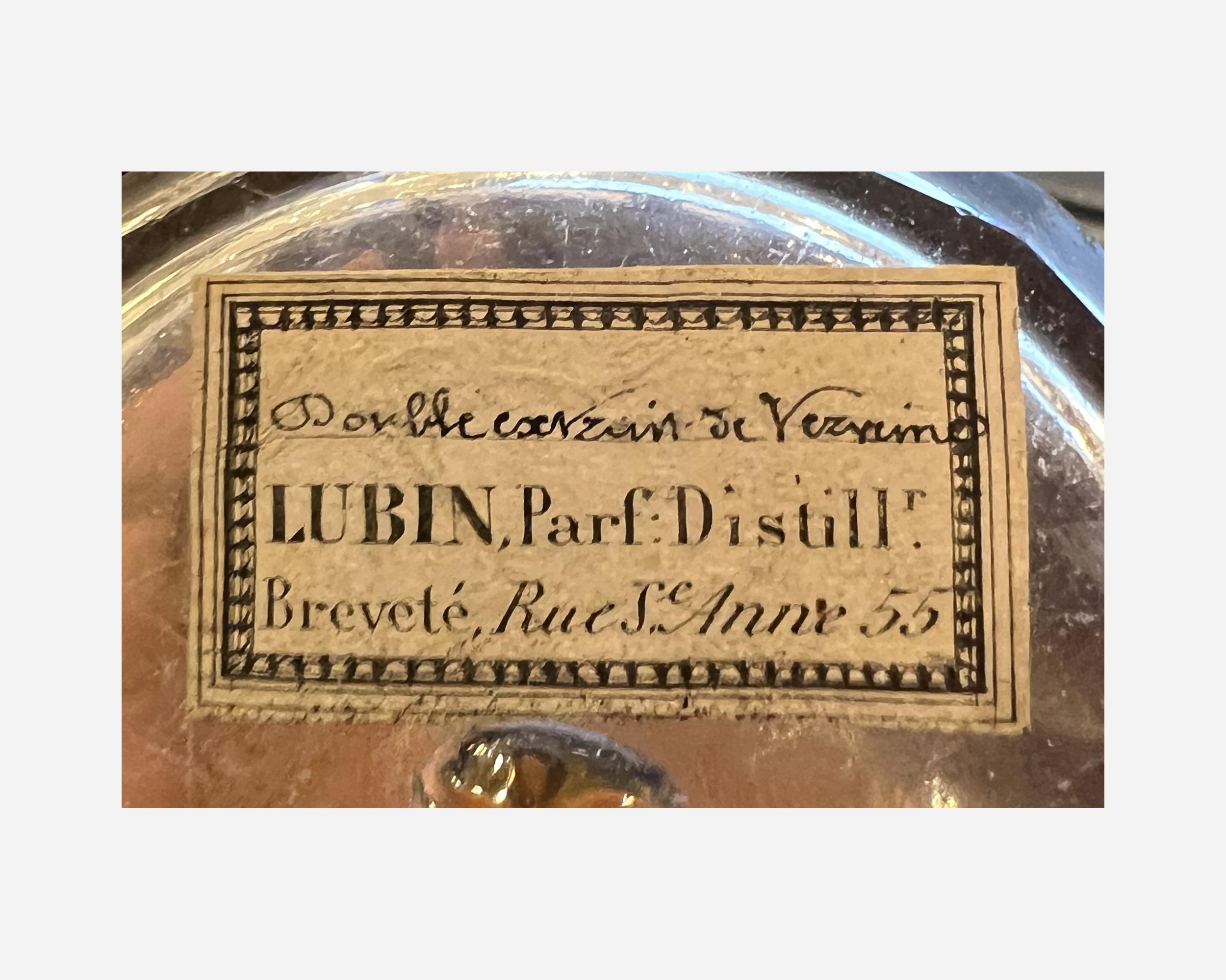 Rare perfume cellar or travel scent box, Berthet manufacturer, France 1798/1808 For Sale 2