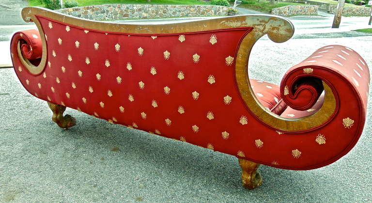Rare Period English Regency Sofa, Possibly from the Brighton Pavilion 3