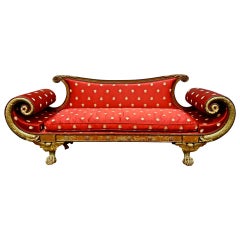 Rare Period English Regency Sofa, Possibly from the Brighton Pavilion