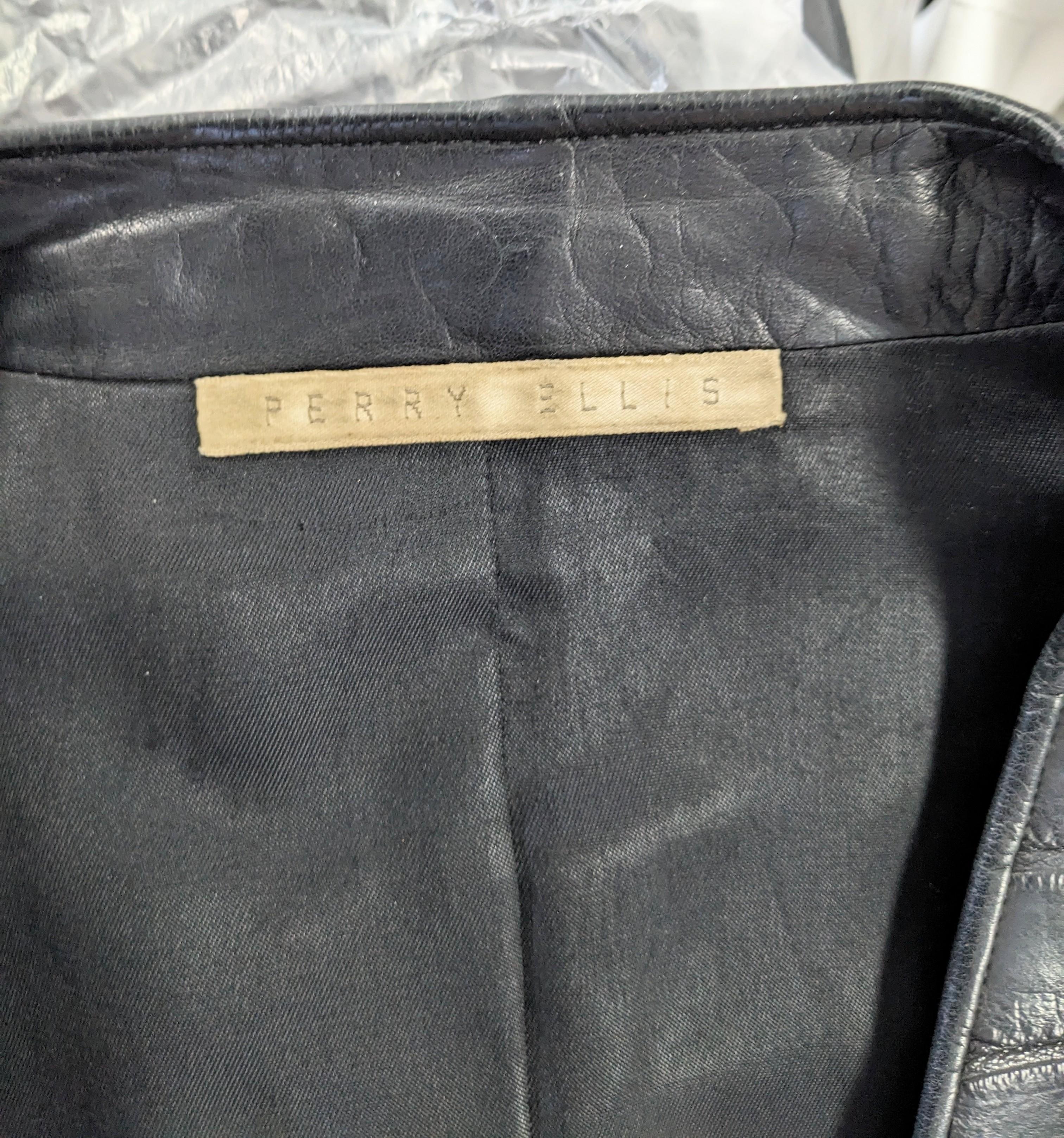 Rare Perry Ellis Crocodile Cardigan For Sale 6