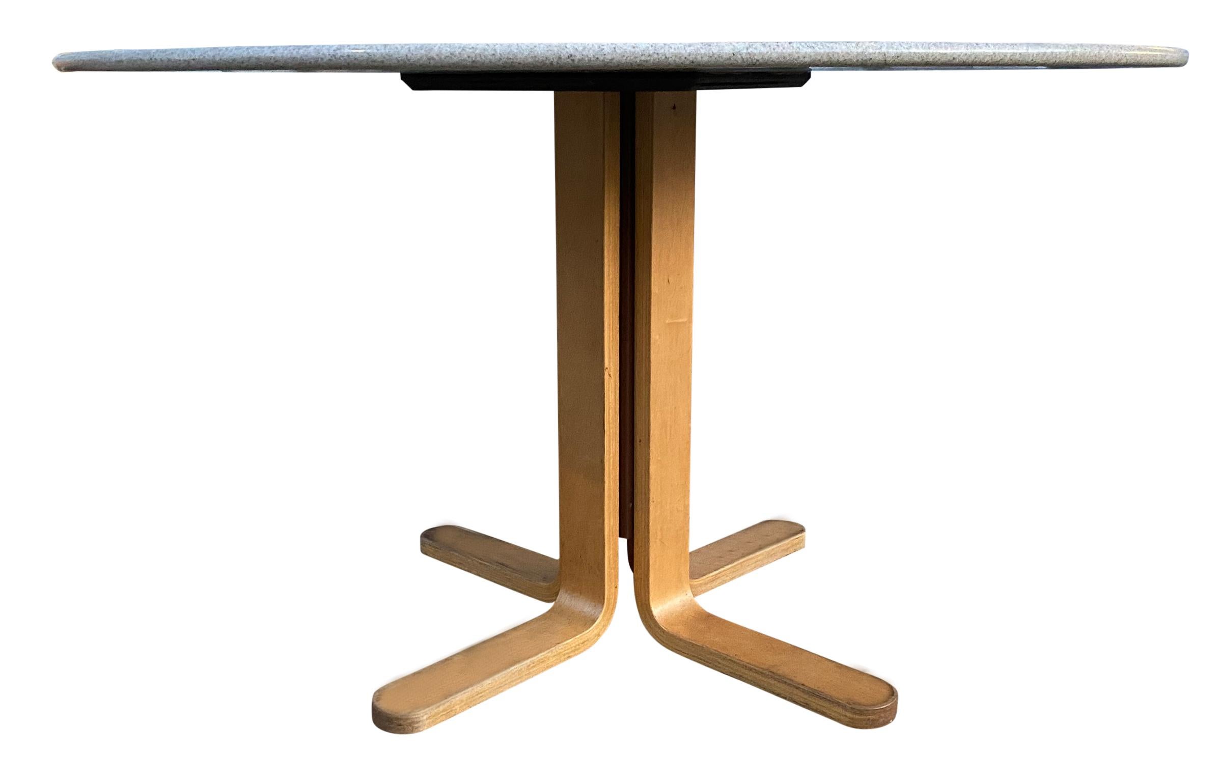 Rare Peter Danko Design Mid-Century Modern Dining Table '6' Chairs Bent Wood 3