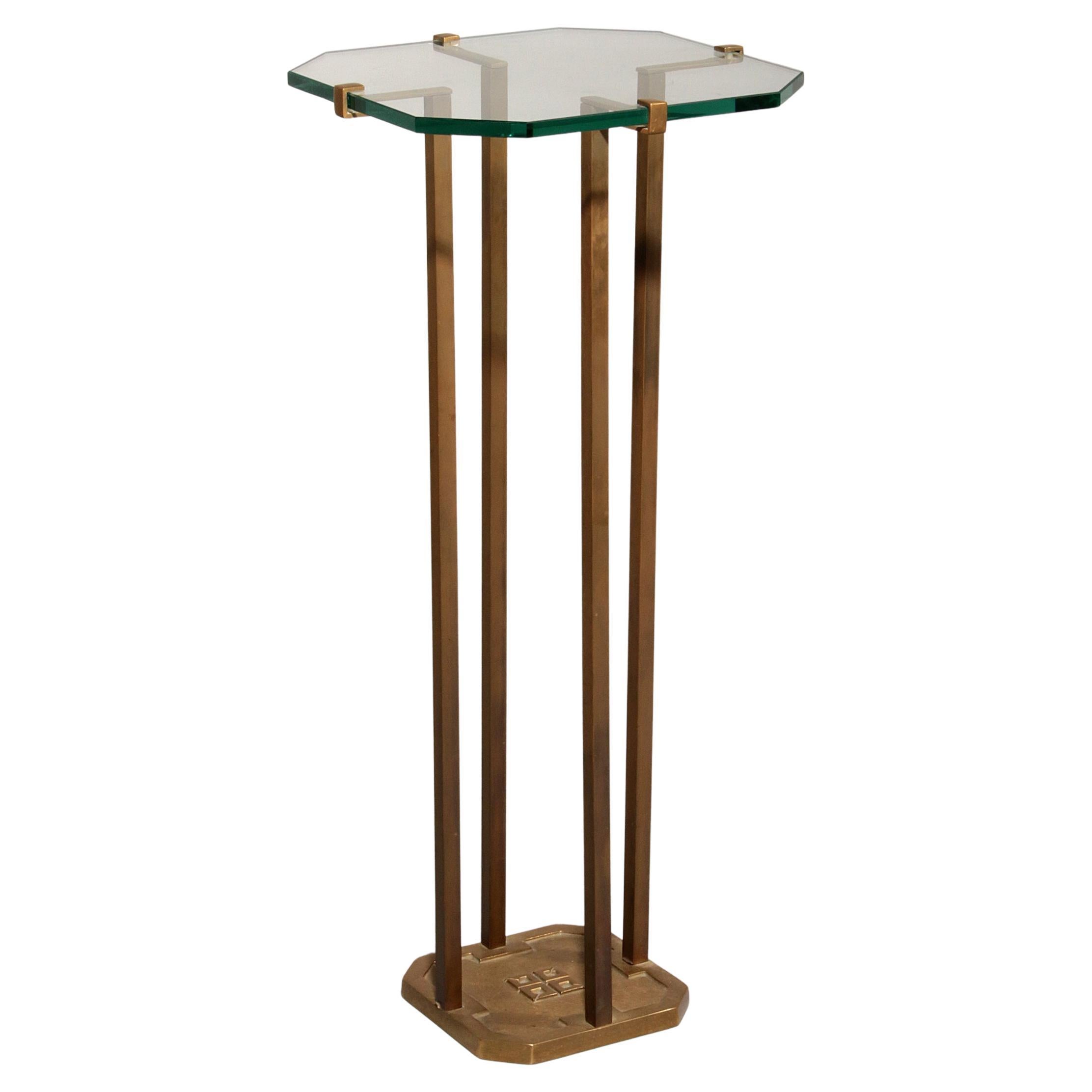 Rare Peter Ghyczy T18 Console Tables, 1970s Design (73 cm high.)