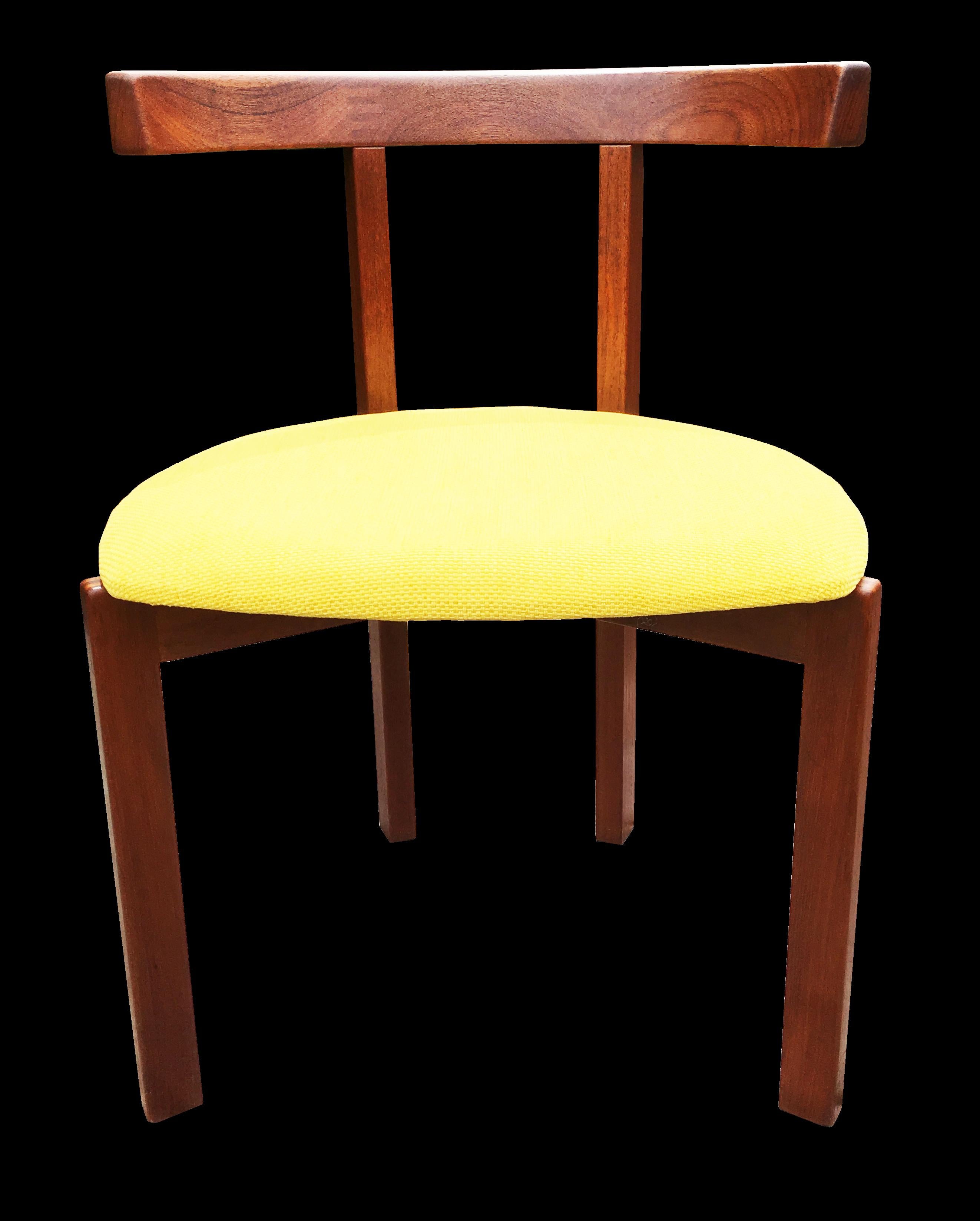 Scandinavian Modern Rare Peter Hvidt T-Chair in Afromosia for France and Sons