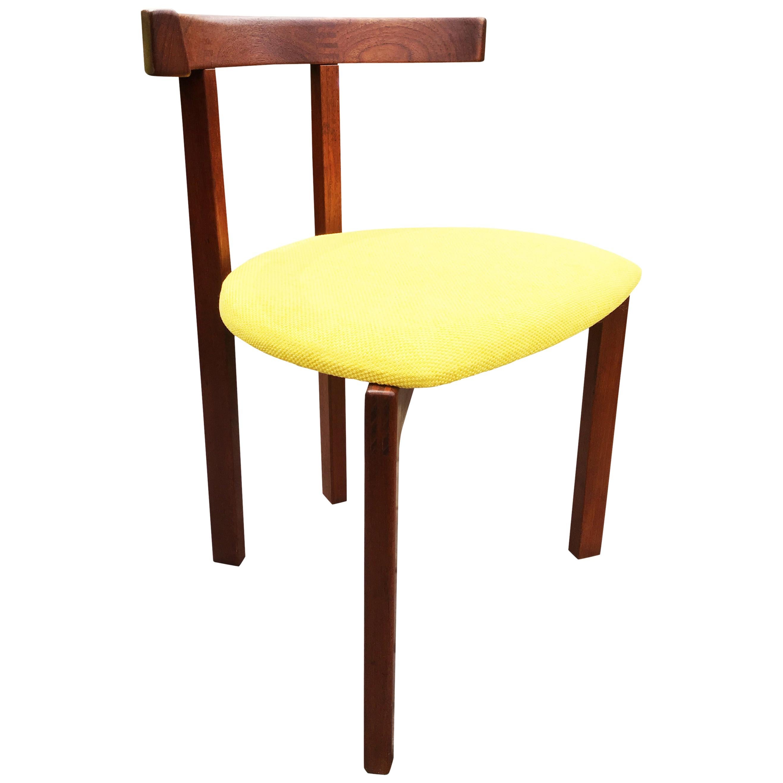 Rare Peter Hvidt T-Chair in Afromosia for France and Sons