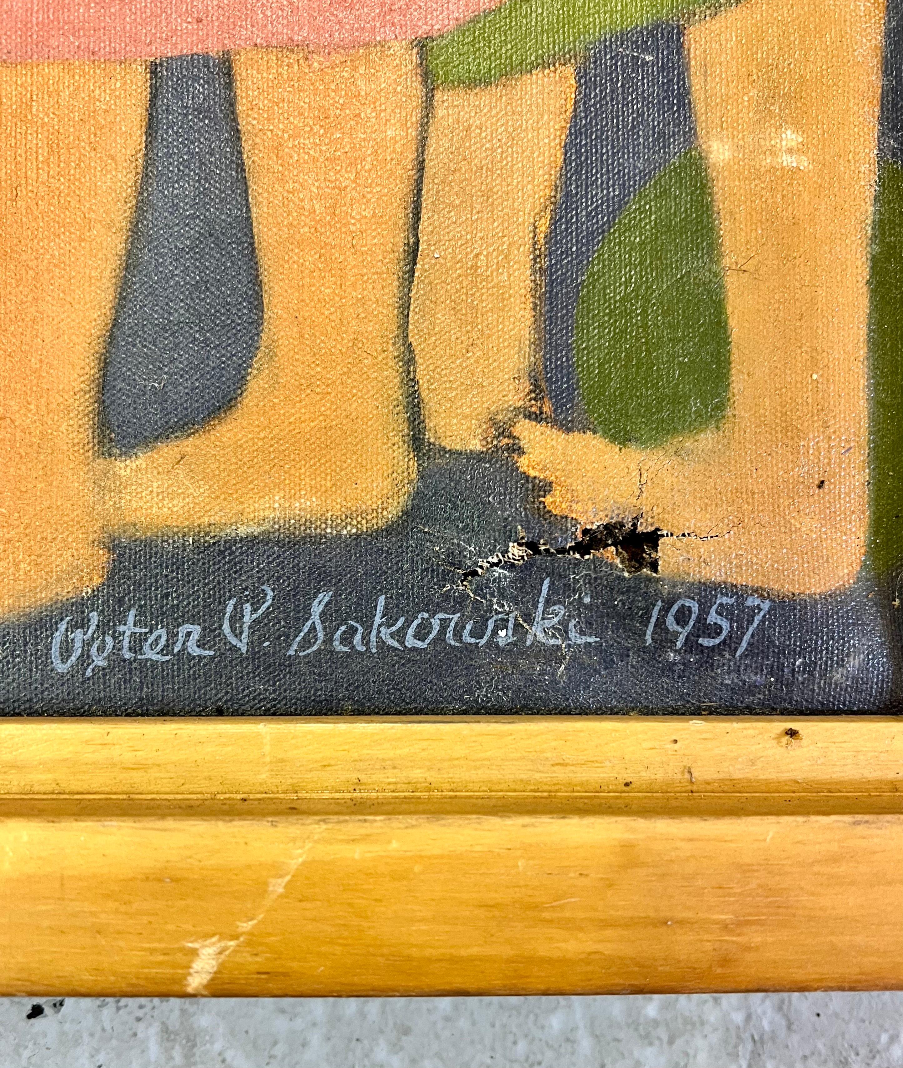 Rare Peter Paul Sakowski Painting For Sale at 1stDibs peter sakowski