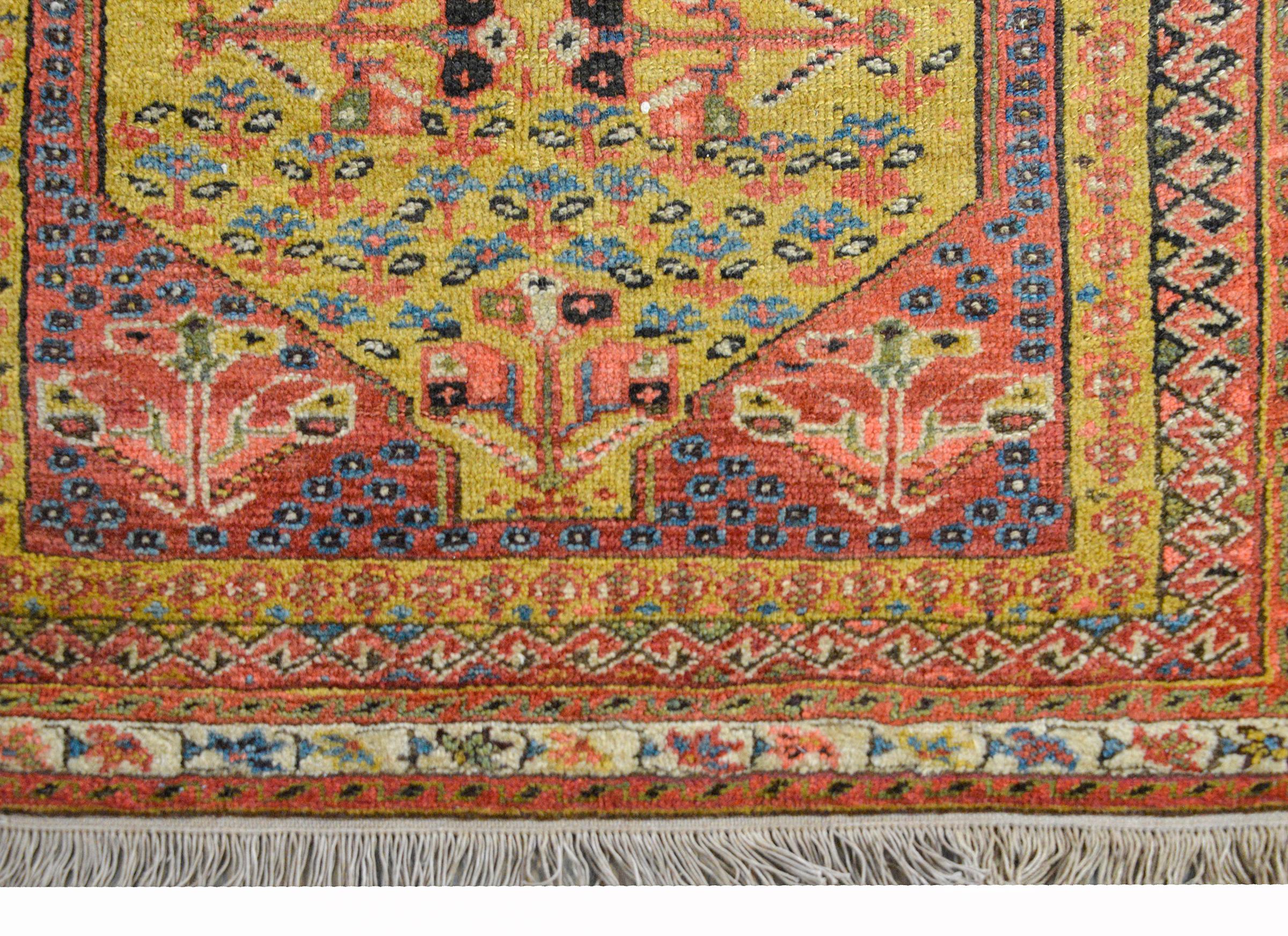 Persian Rare Petite 19th Century Malayer Rug For Sale