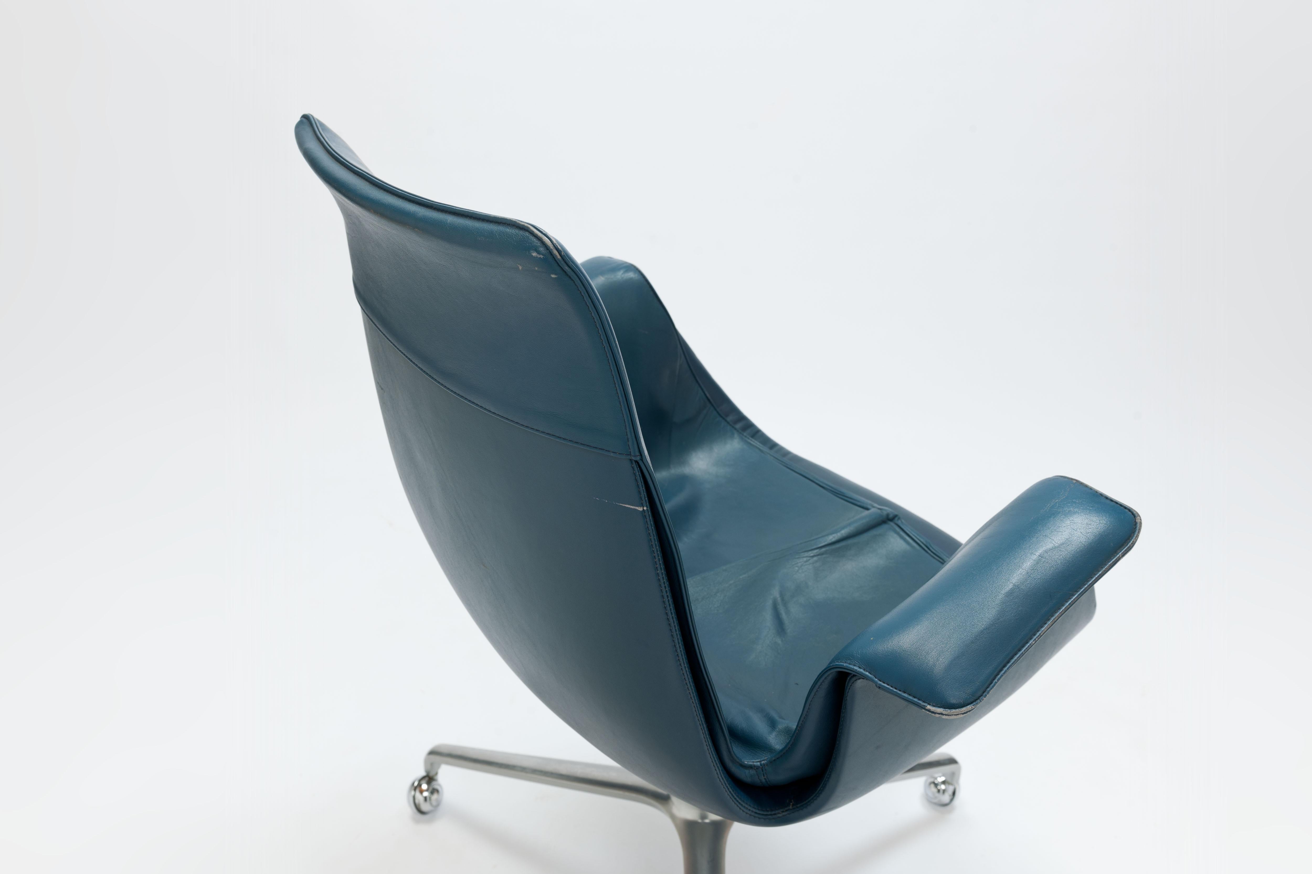  Tulip Bird Desk Chair by Jorgen Kastholm & Preben Fabricius (2 pcs. available)  3