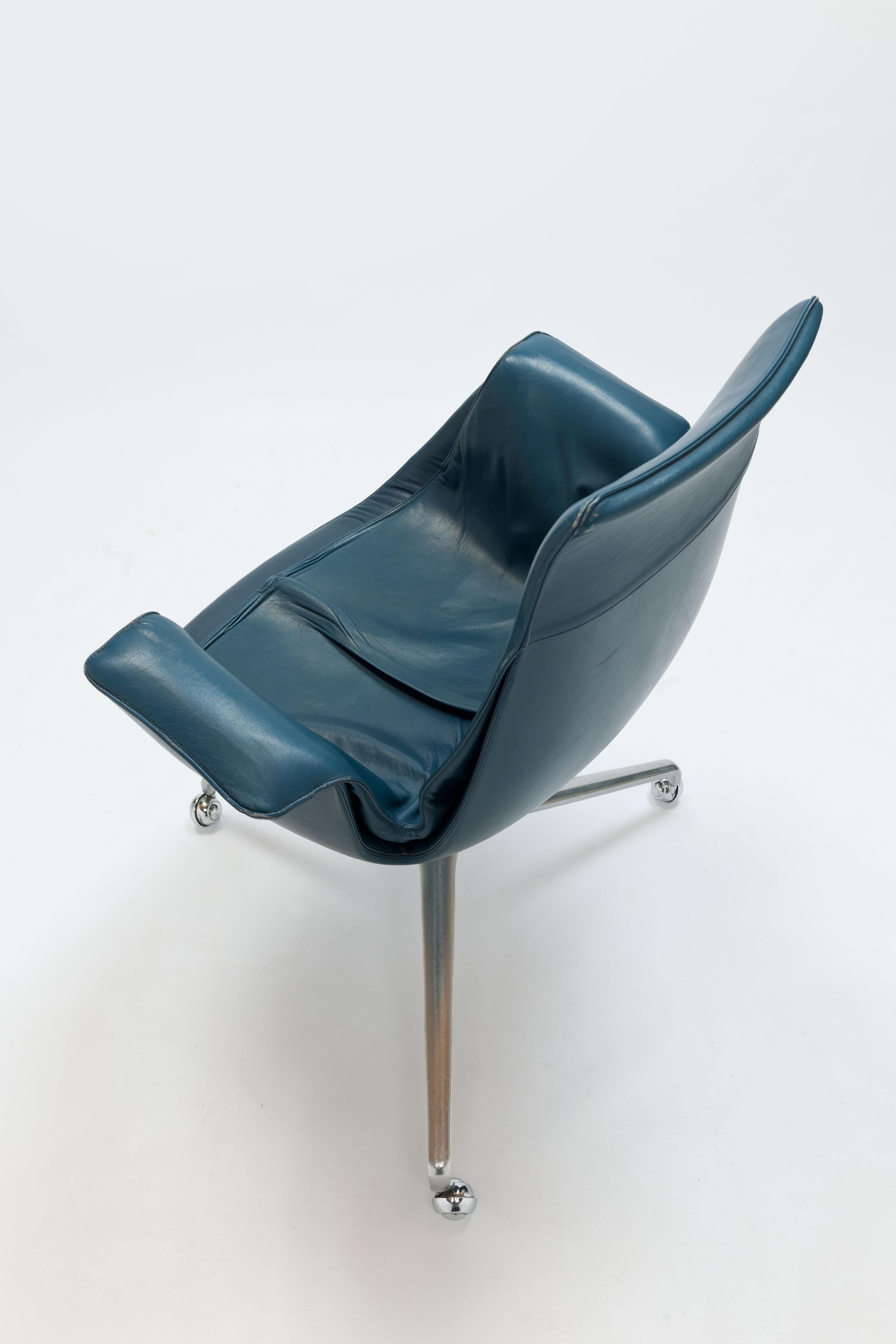  Tulip Bird Desk Chair by Jorgen Kastholm & Preben Fabricius (2 pcs. available)  5
